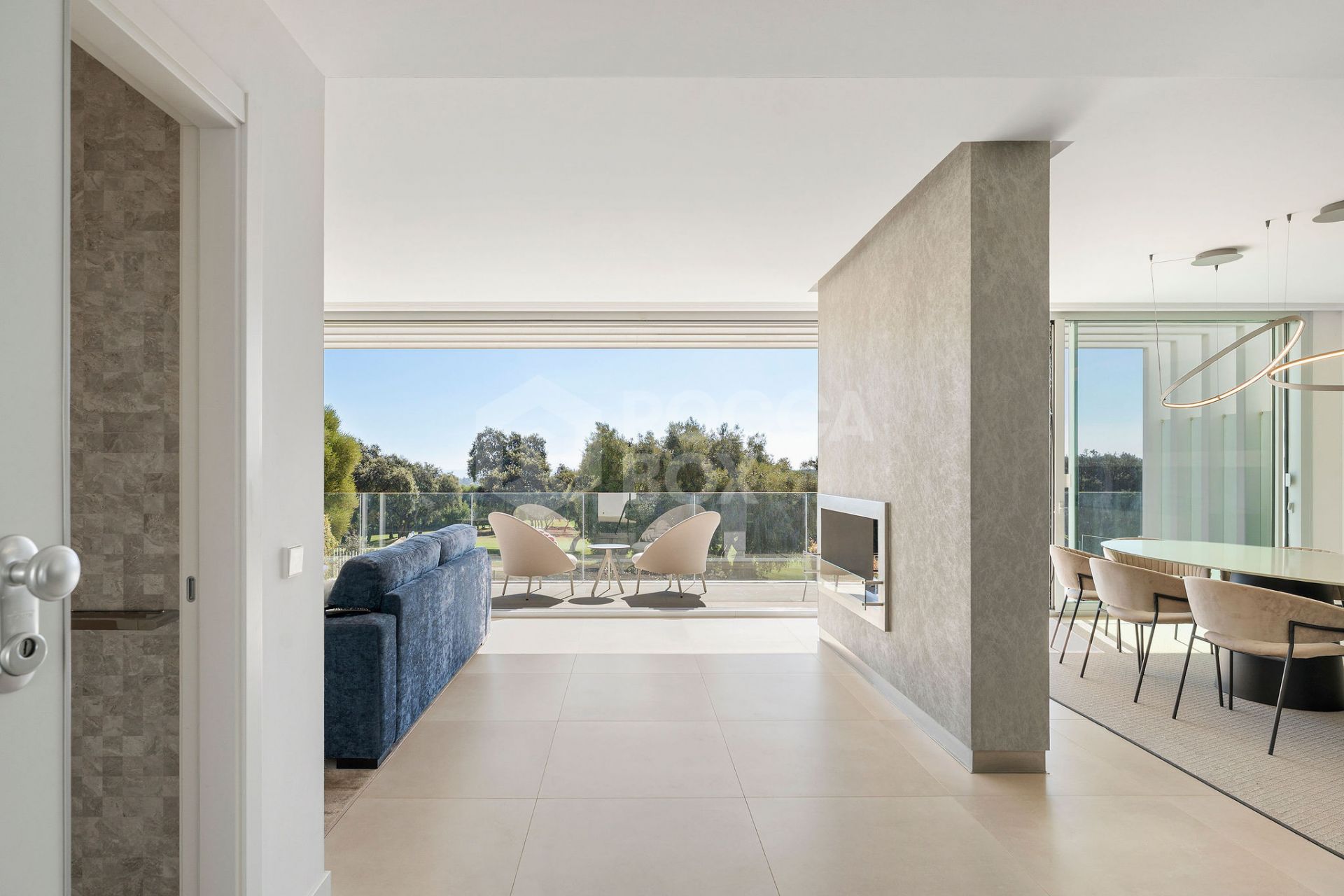 Contemporary Frontline Golf Villa with Panoramic Views in La Reserva, Sotogrande
