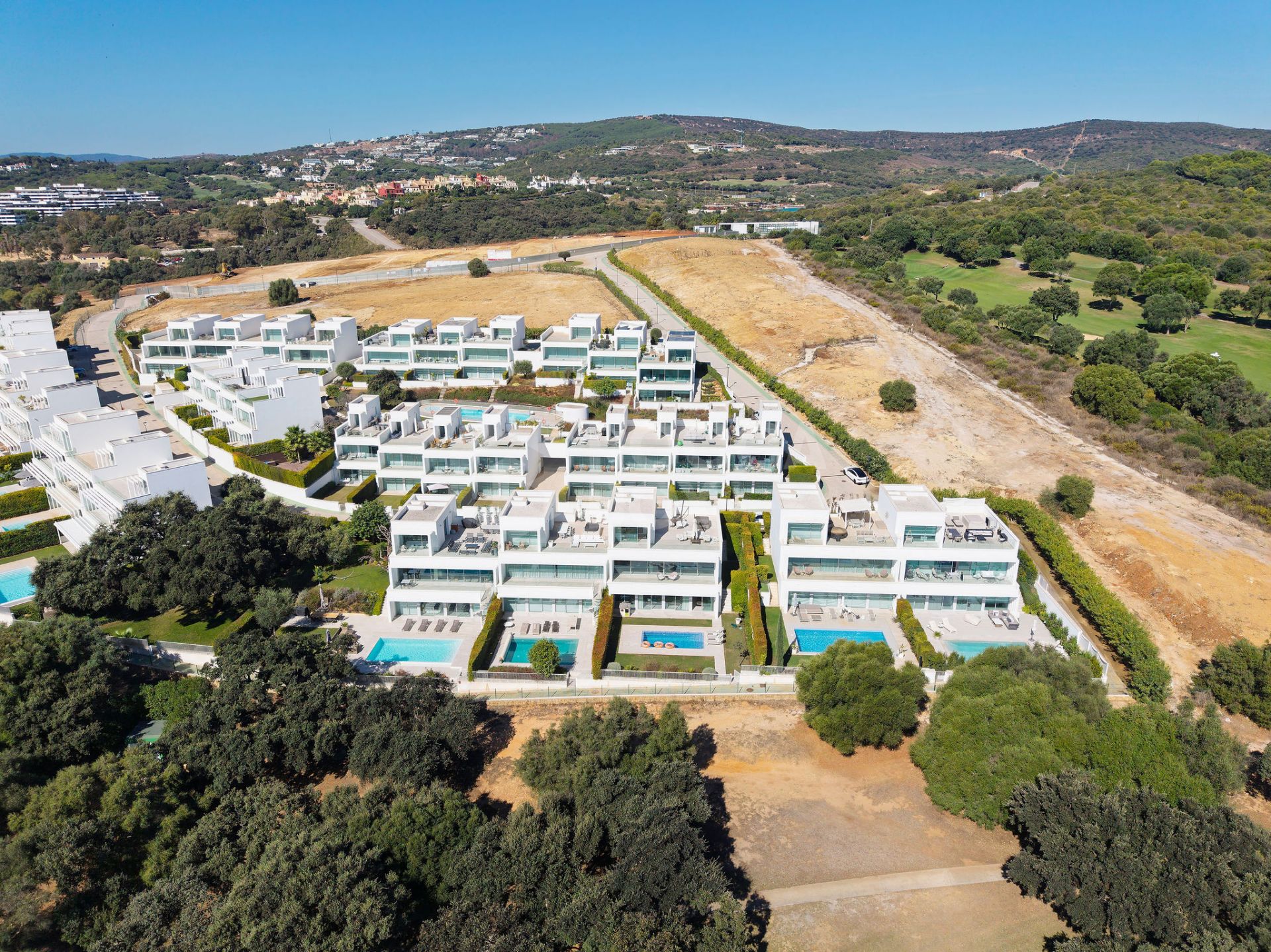 Contemporary Frontline Golf Villa with Panoramic Views in La Reserva, Sotogrande