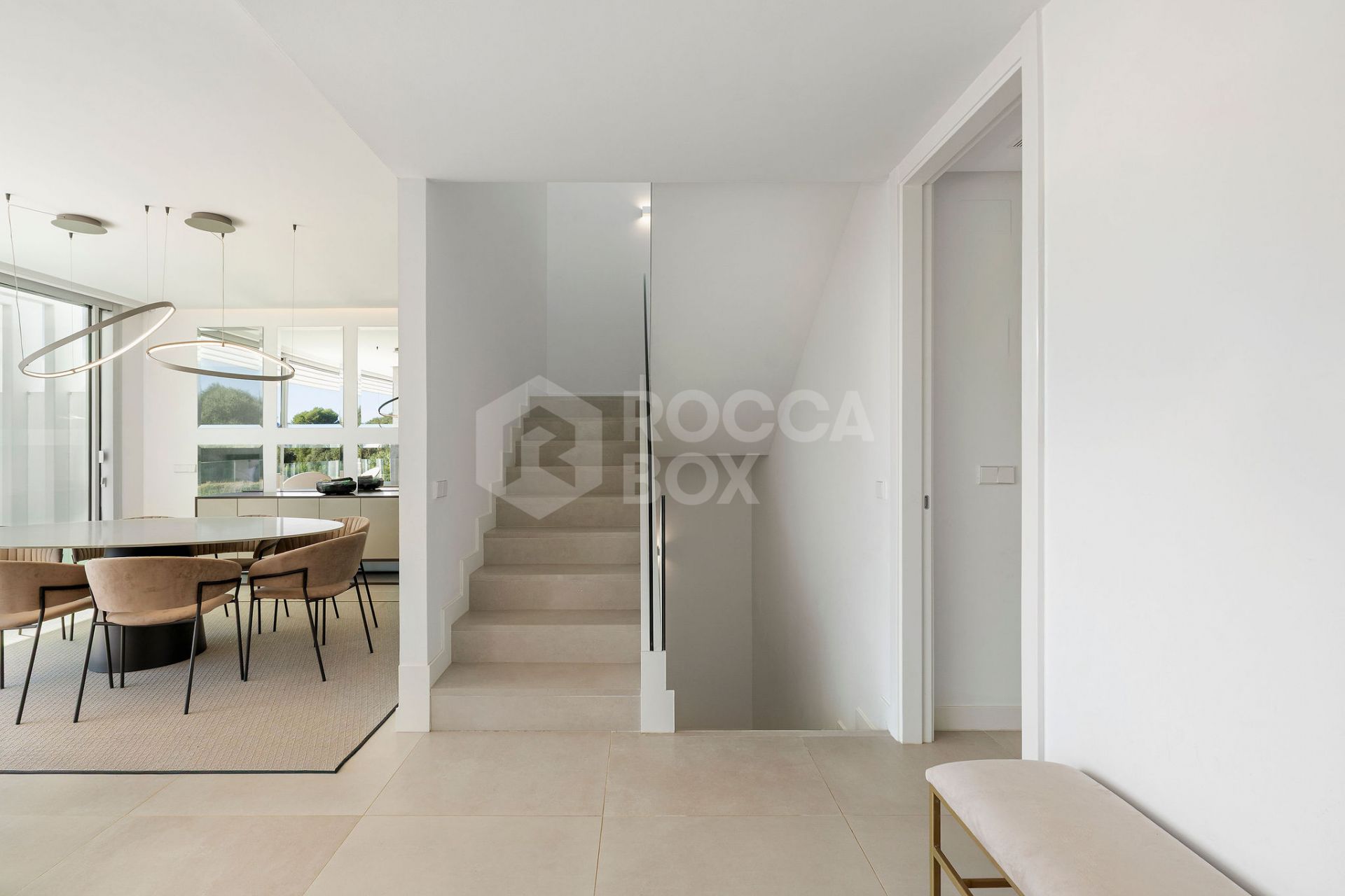 Contemporary Frontline Golf Villa with Panoramic Views in La Reserva, Sotogrande