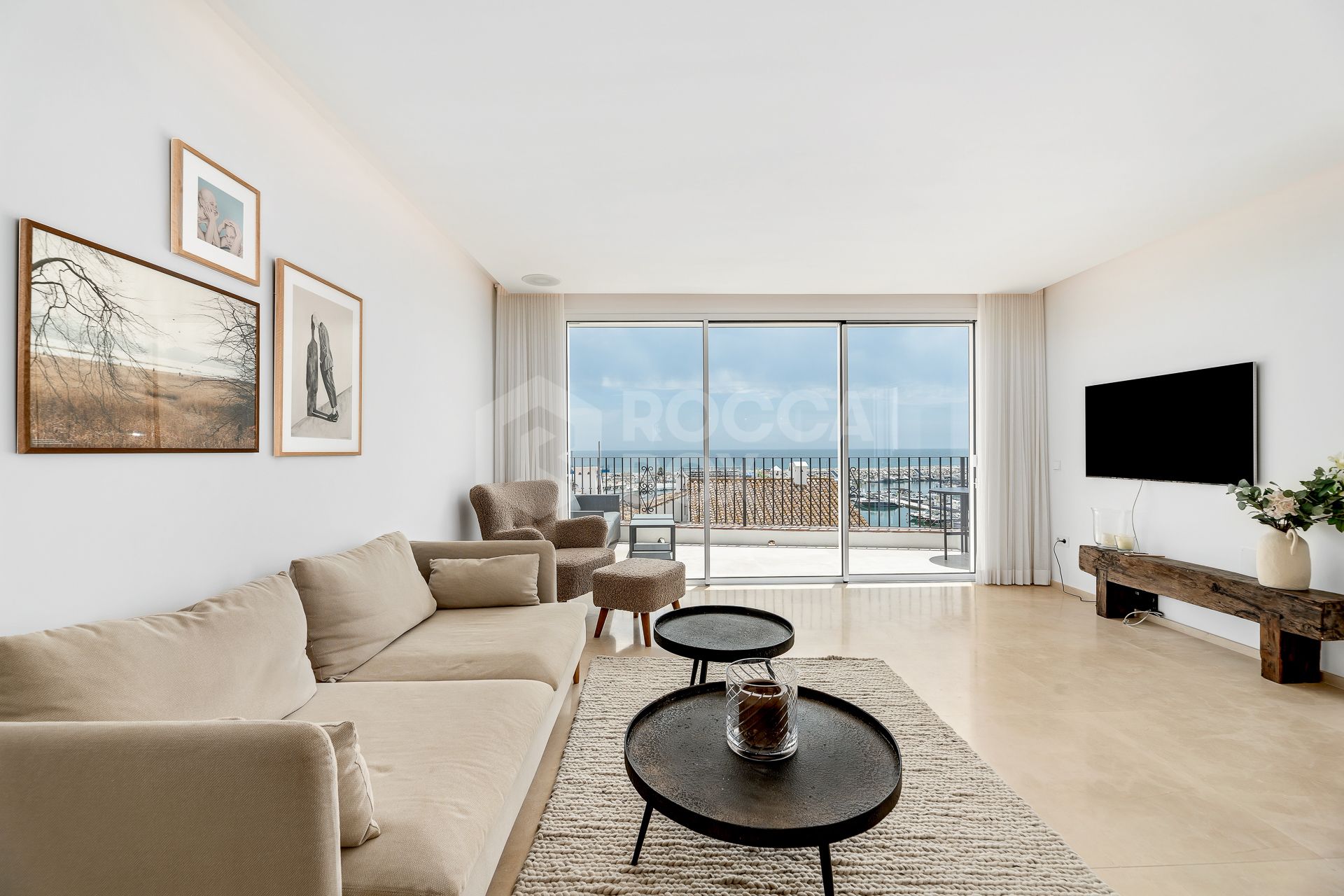 A luxurious and contemporary designed apartment located within the the famous marina of Puerto Banus