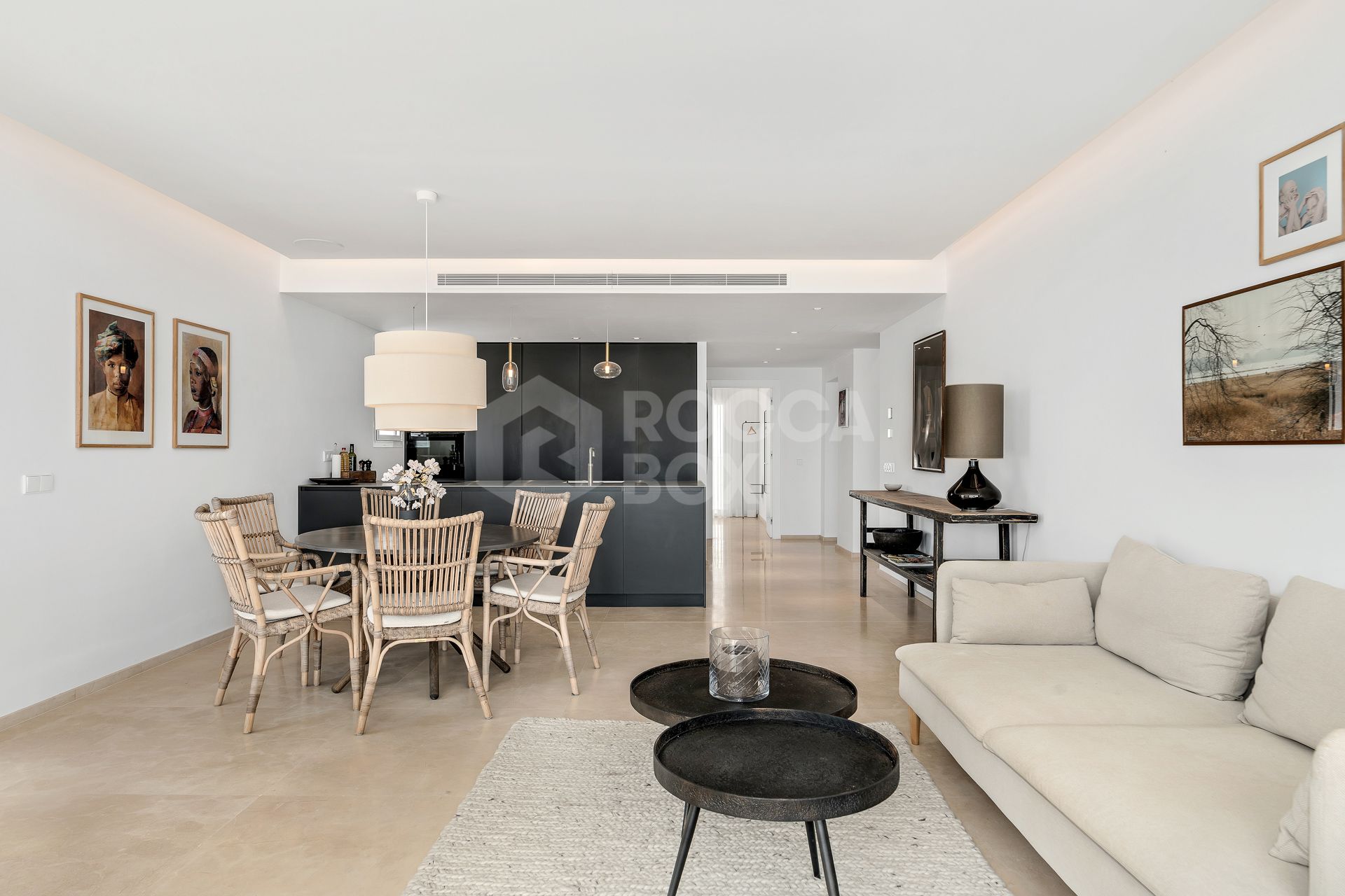 A luxurious and contemporary designed apartment located within the the famous marina of Puerto Banus