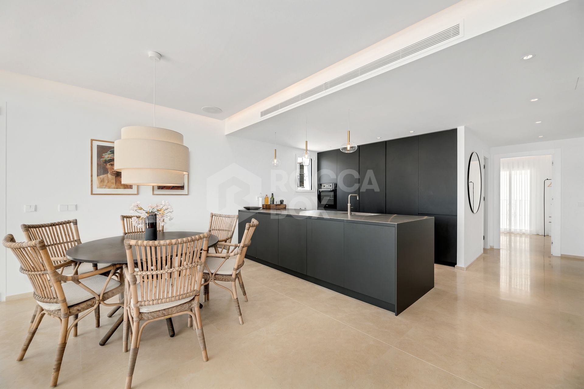 A luxurious and contemporary designed apartment located within the the famous marina of Puerto Banus