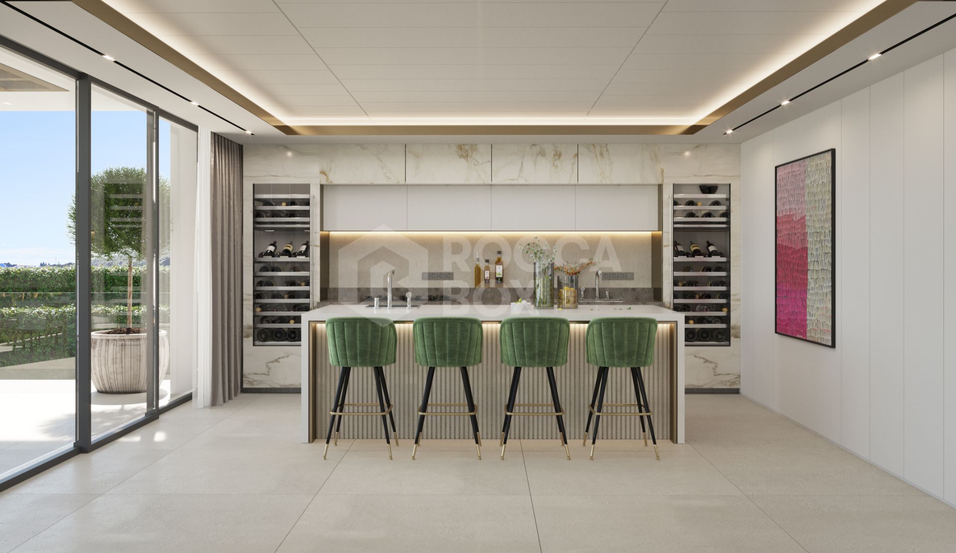 Exquisite New Frontline Golf Villa Project in Los Flamingos, Benahavis