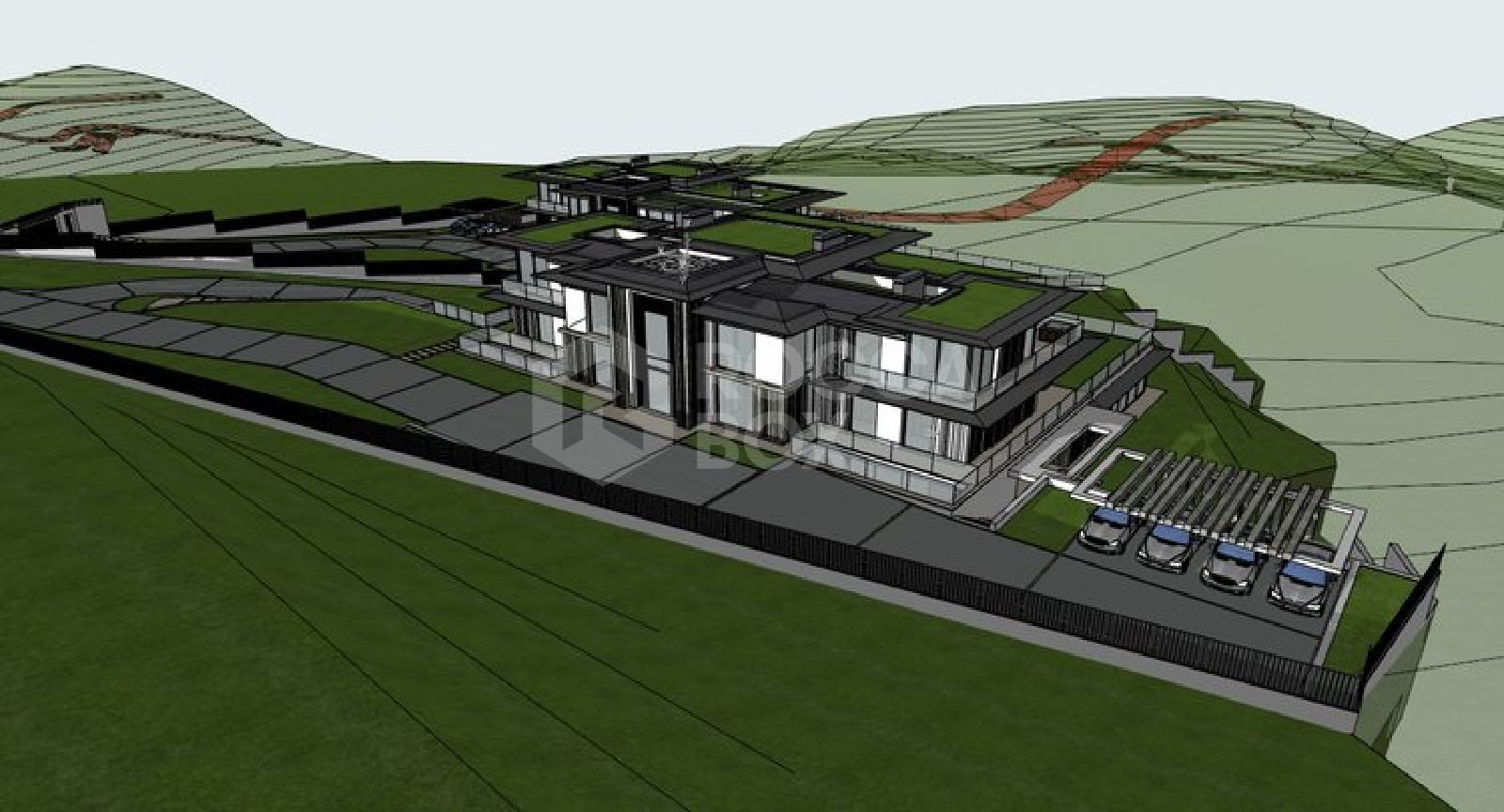 Exquisite Six-Bedroom Villa Project in Marbella Club Golf Resort with panoramic breathtaking Sea views.