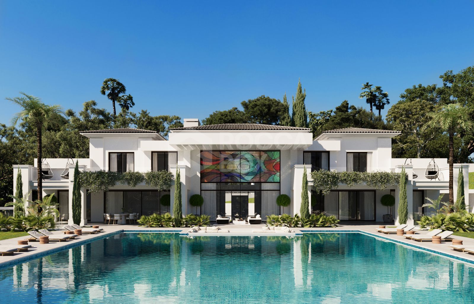 Exclusive Luxury Villa Project on the Frontline Golf in Los Flamingos, Benahavís