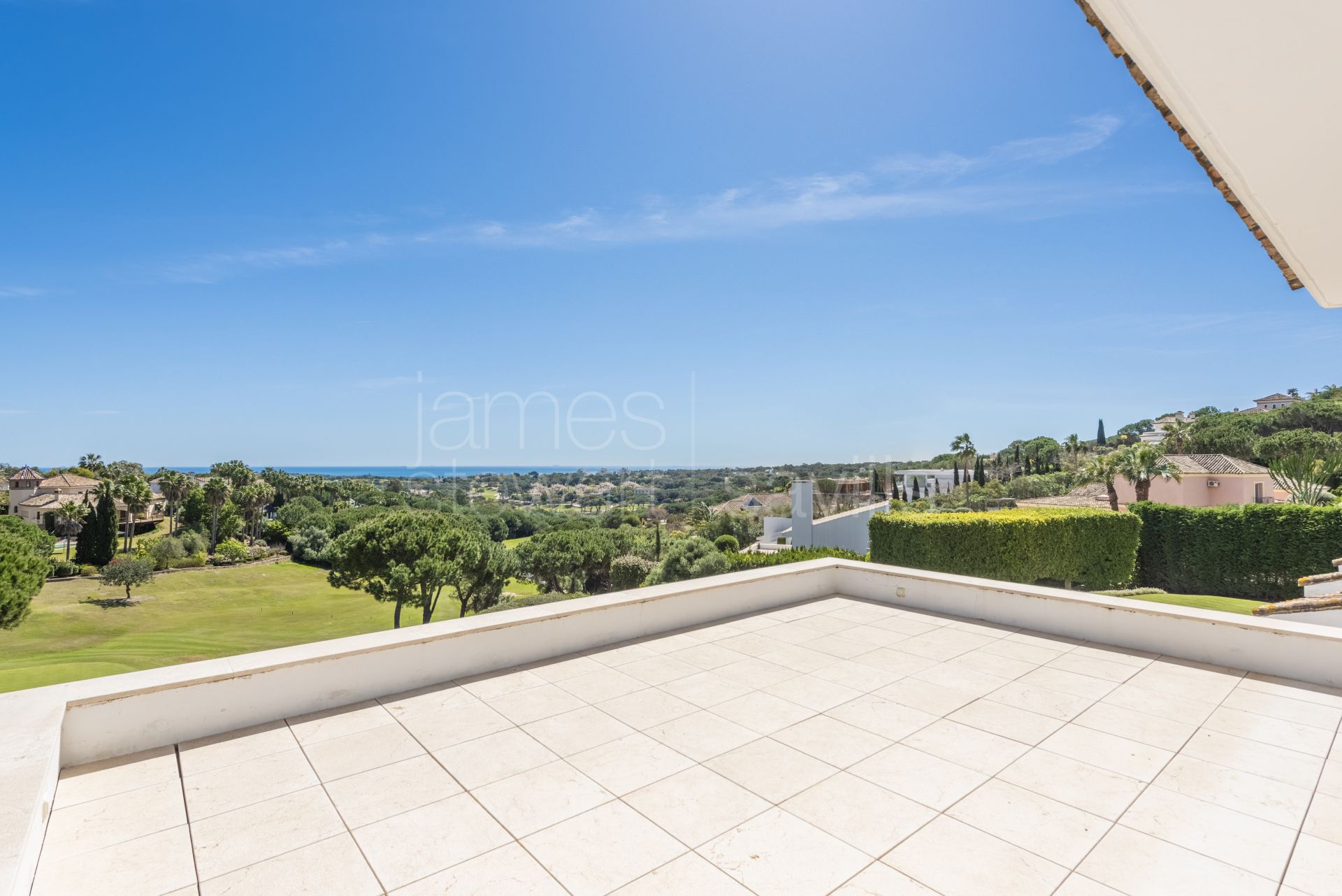 Frontline Almenara Golf villa with sensational sea views.