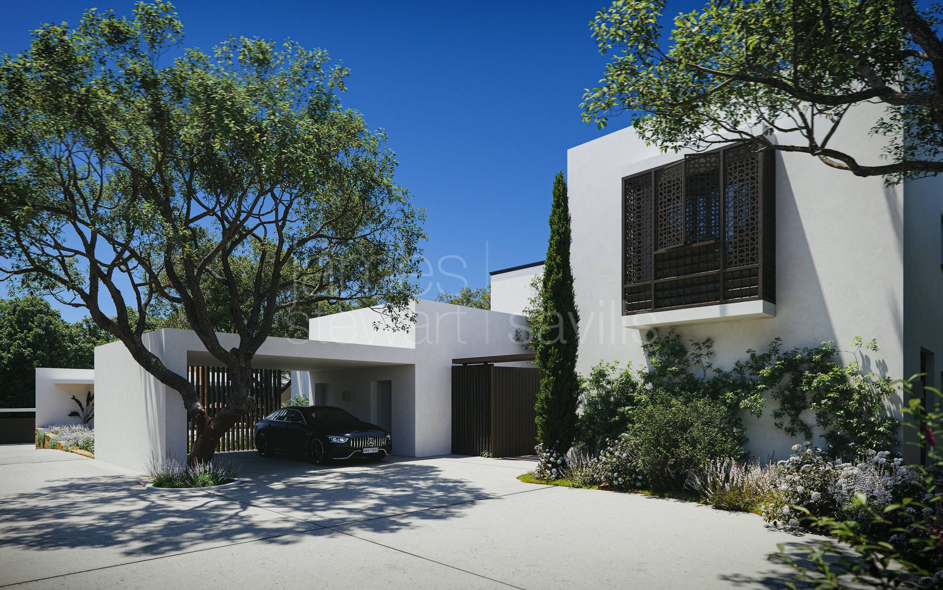 Contemporary 4-bedroom villa among cork oaks near Valderrama, Sotogrande