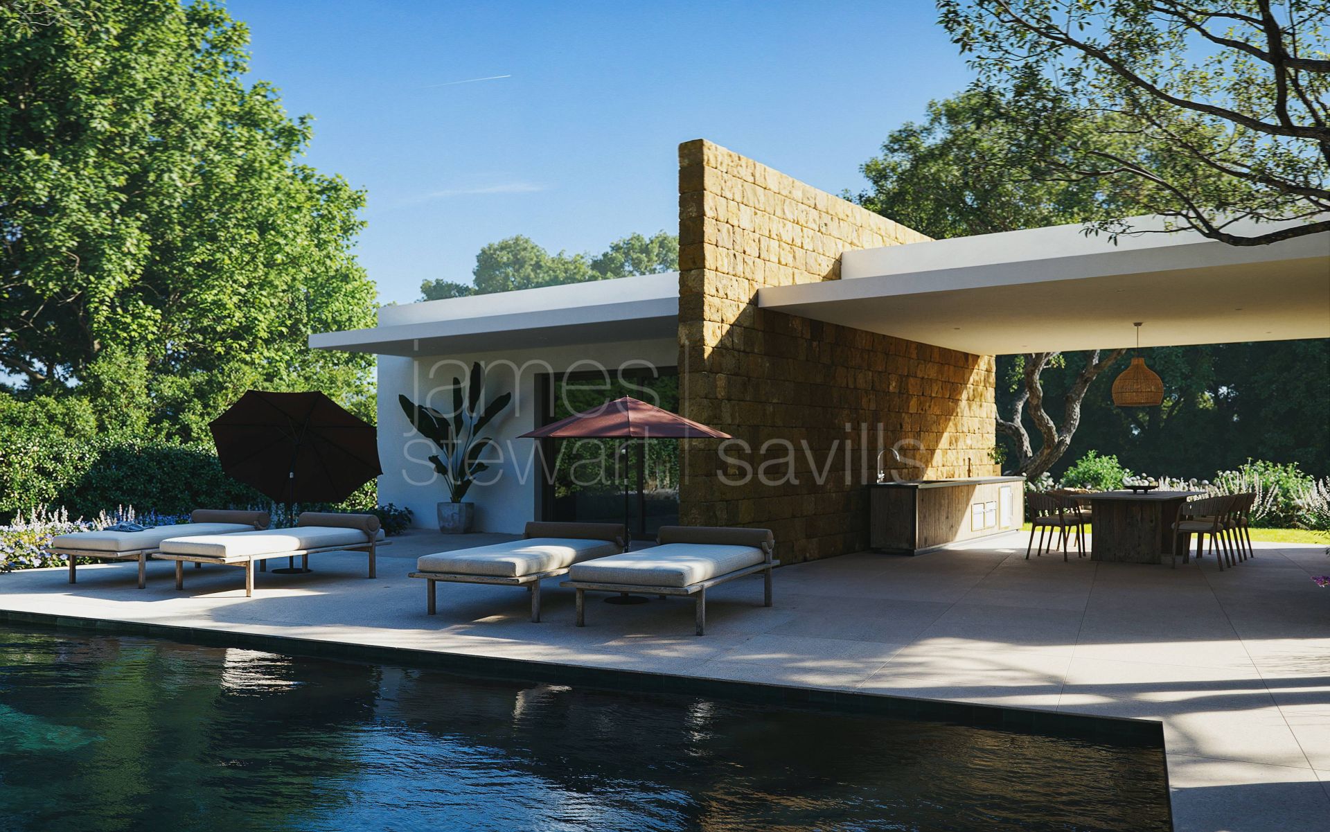 Contemporary 4-bedroom villa among cork oaks near Valderrama, Sotogrande