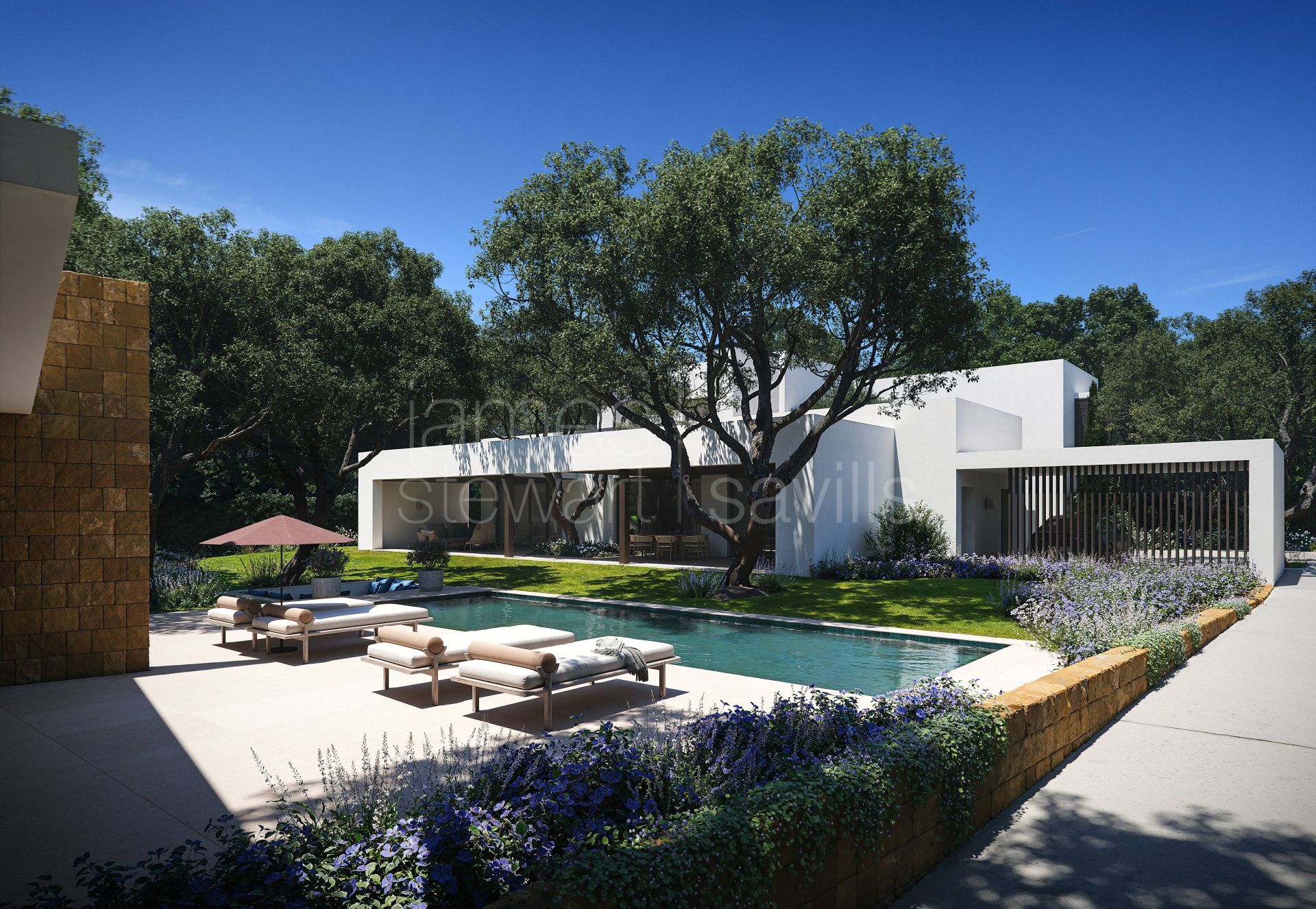 Contemporary 4-bedroom villa among cork oaks near Valderrama, Sotogrande