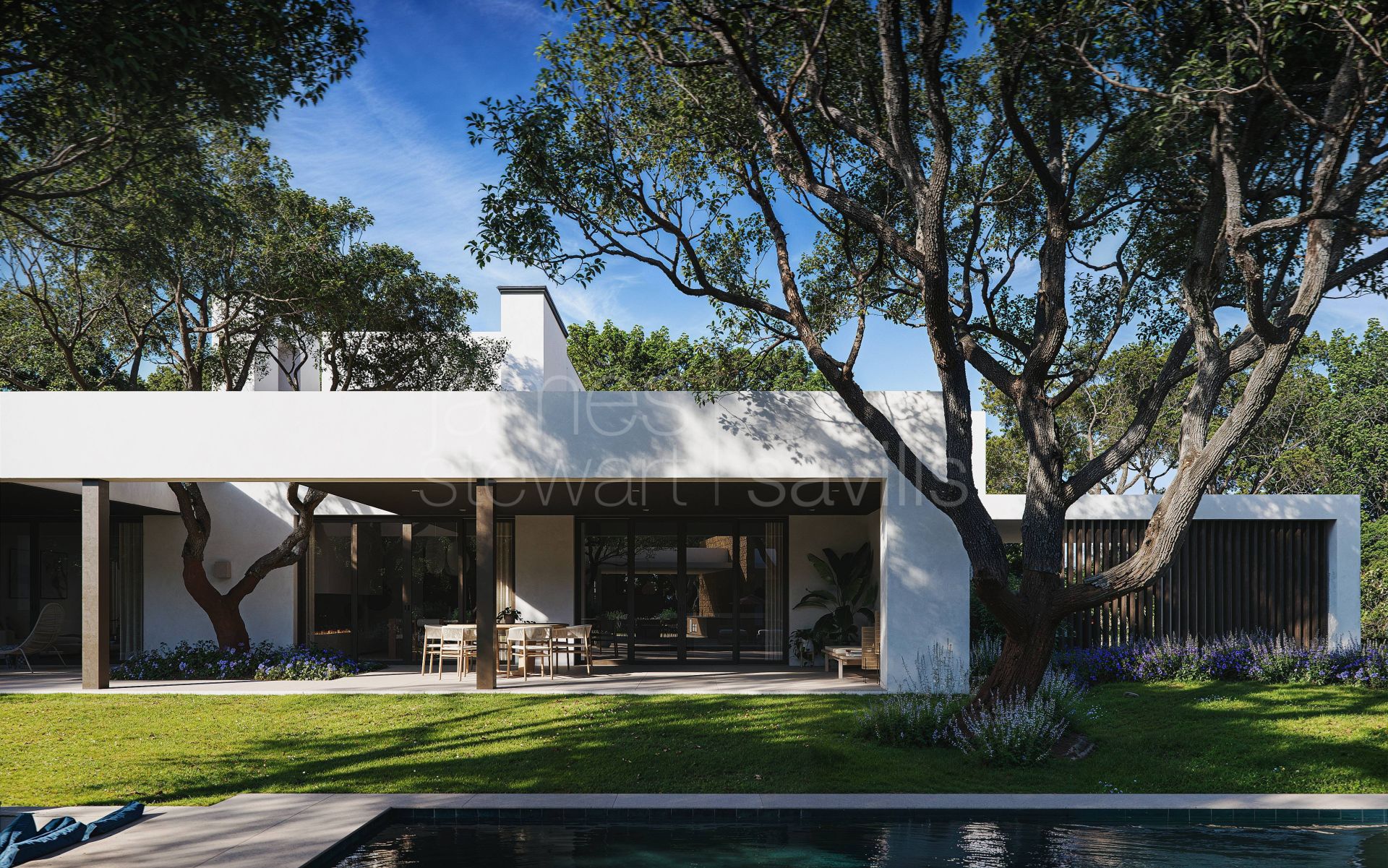 Contemporary 4-bedroom villa among cork oaks near Valderrama, Sotogrande