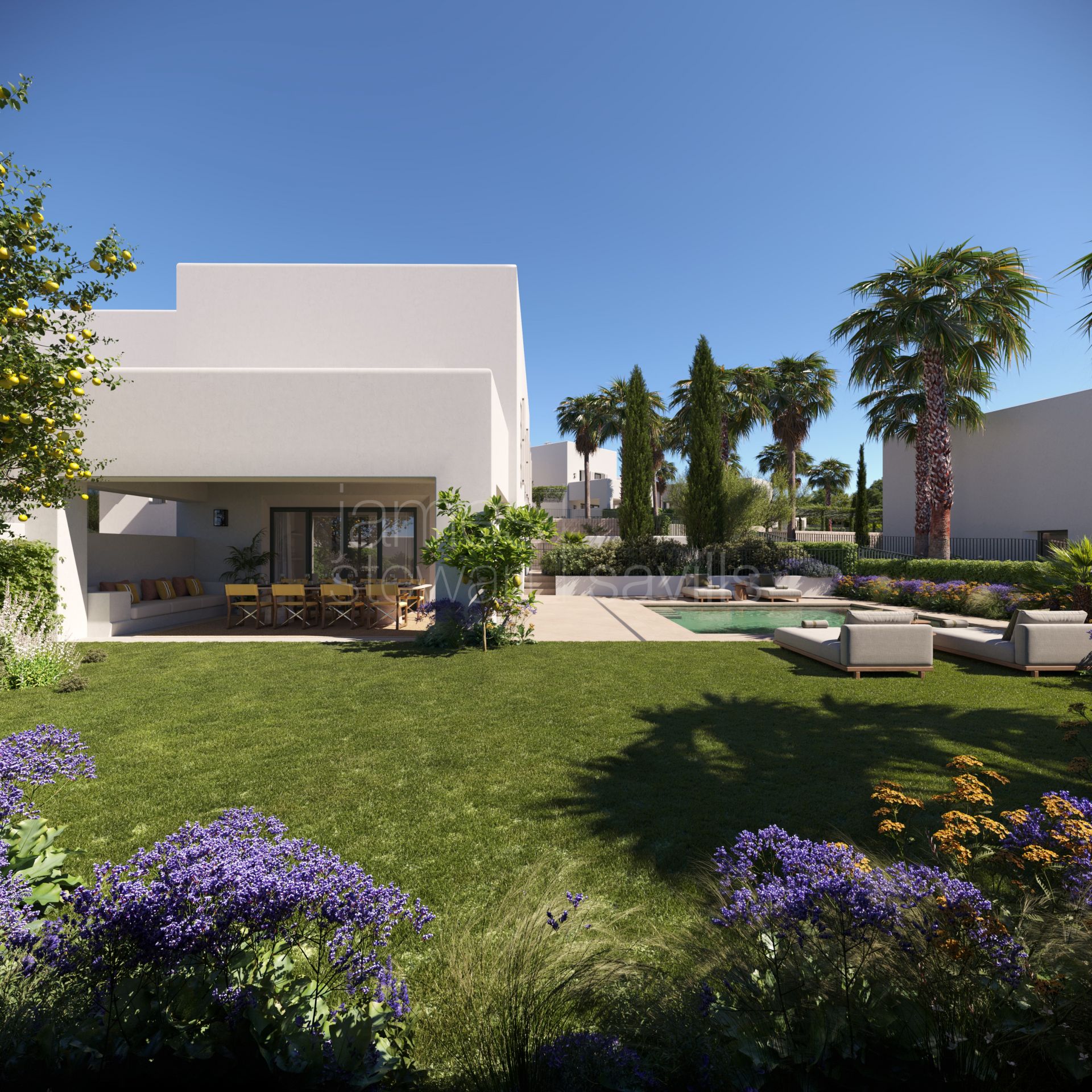 Semi-Detached Garden Home with Private Pool in La Reserva, Sotogrande