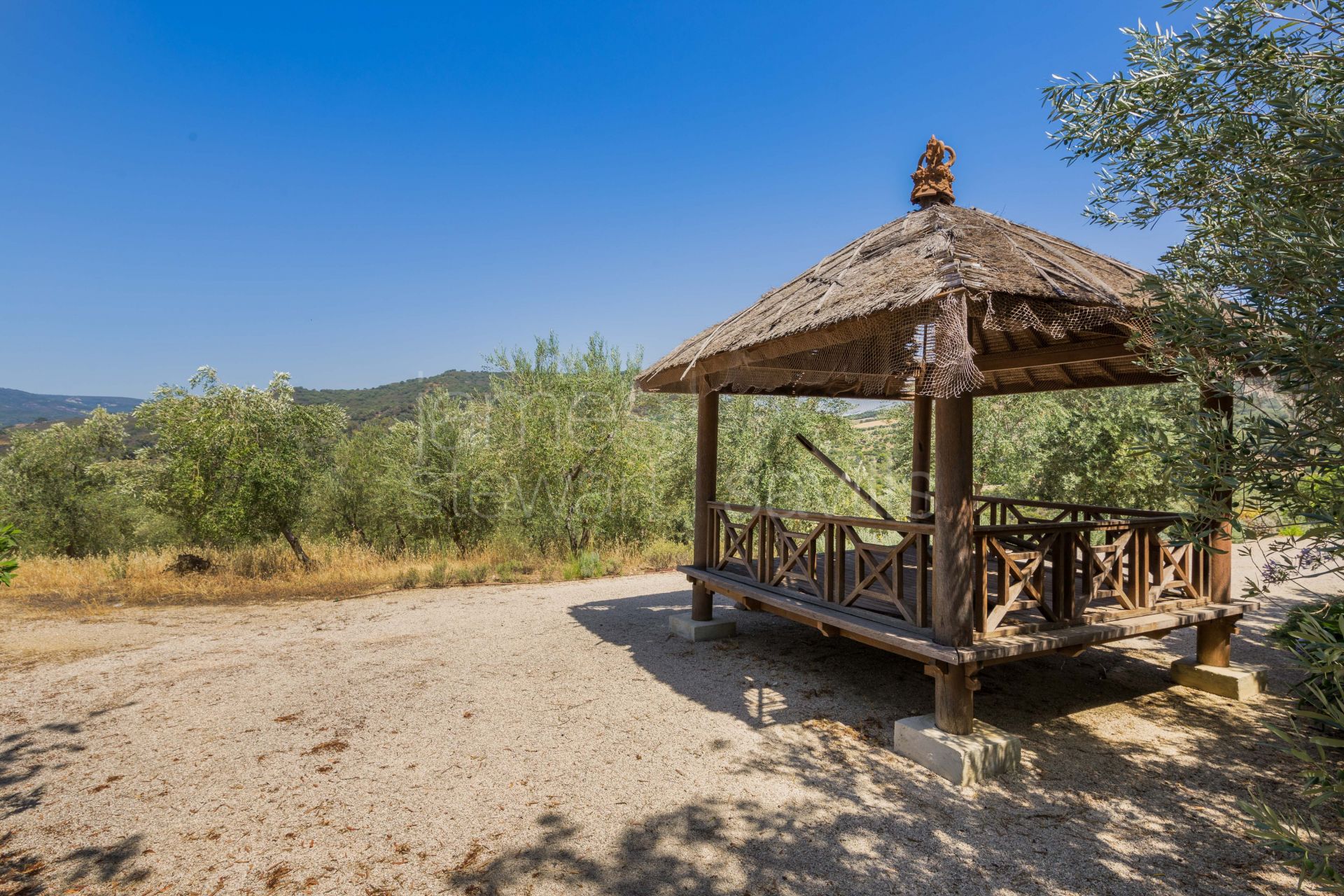 Bonito Cortijo con Casa de Invitados, Olivar y Vistas Panorámicas cerca de Gaucín