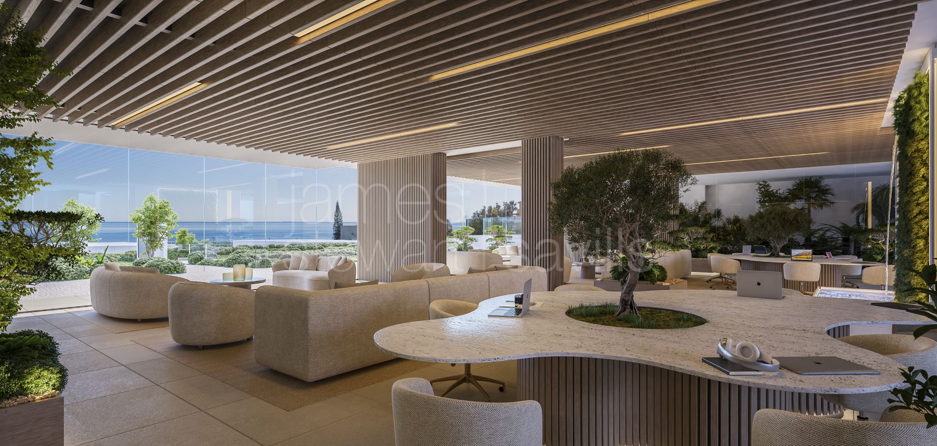 Elegant Beachfront Apartment in Manilva with 50 m² Terrace, Sea Views & Spa