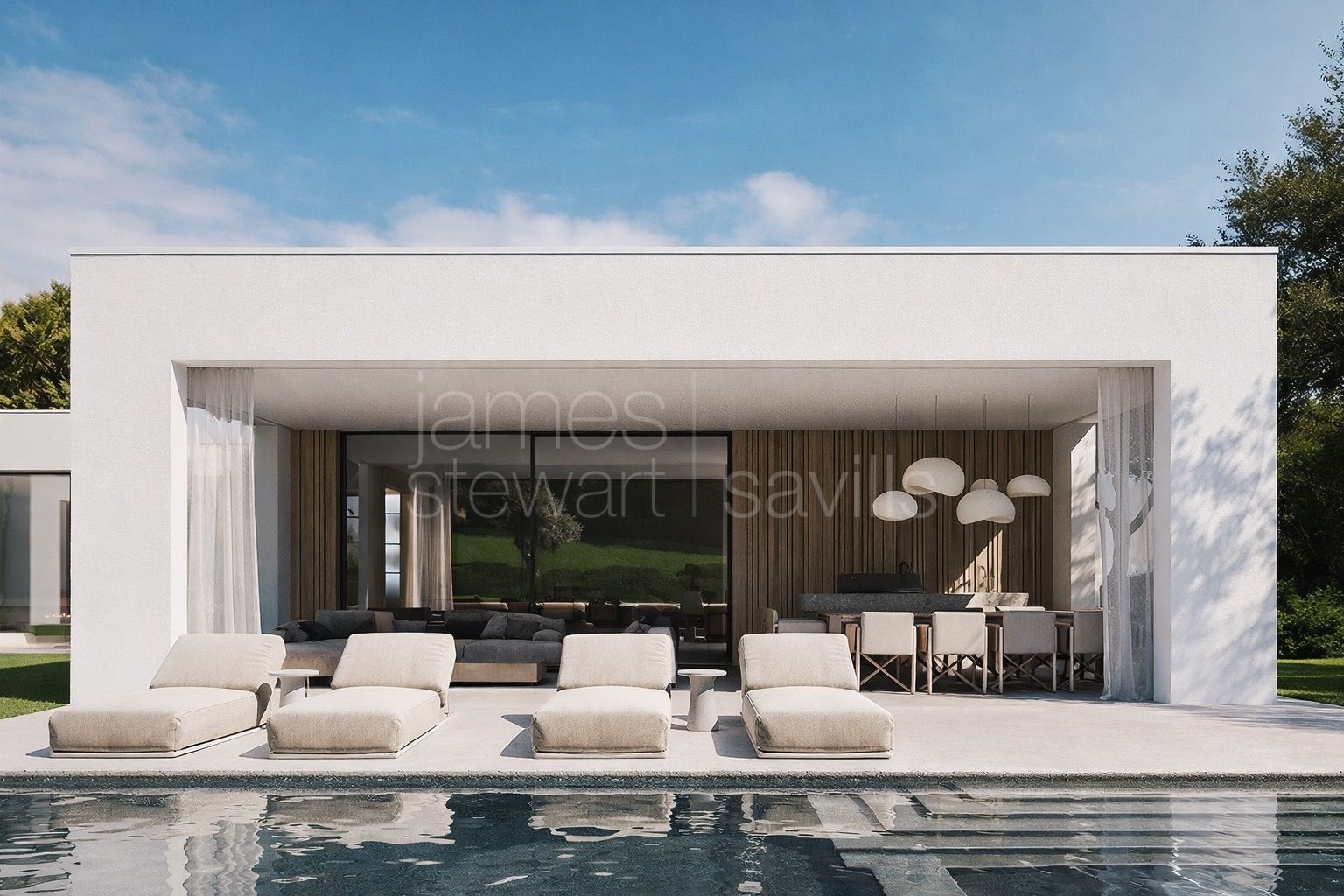 Nuevo proyecto. Villa de arquitectura contemporánea en Sotogrande - EXCLUSIVA