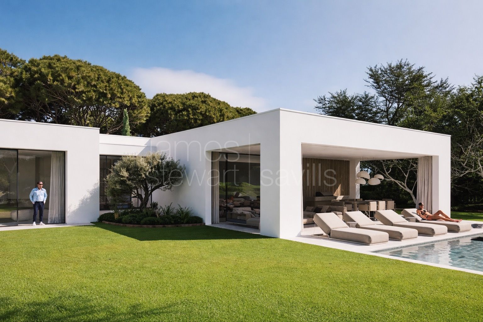 Nuevo proyecto. Villa de arquitectura contemporánea en Sotogrande - EXCLUSIVA