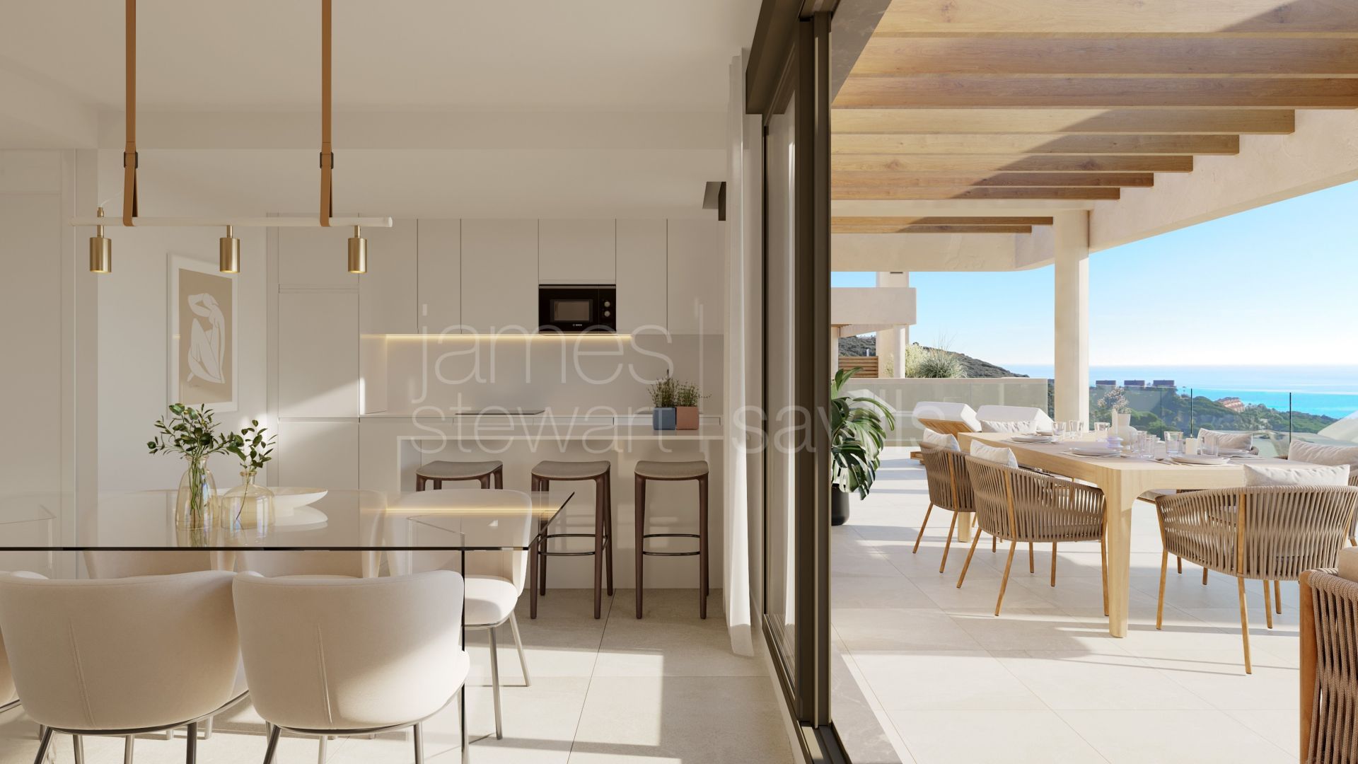 Sustainable homes next to the golf course in La Alcaidesa
