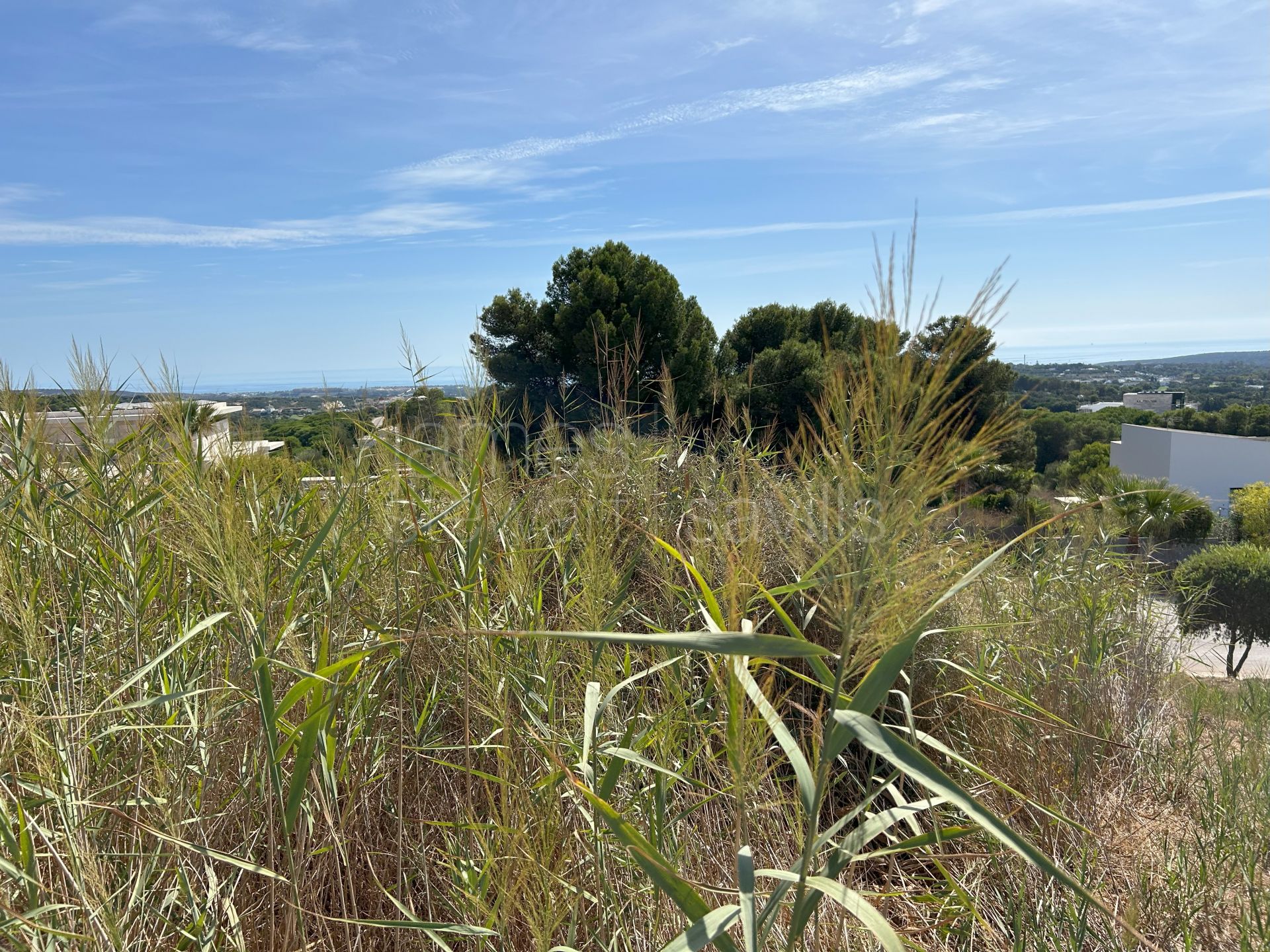 Parcela orientada al sur en venta en La Reserva de Sotogrande con vistas al mar y al golf