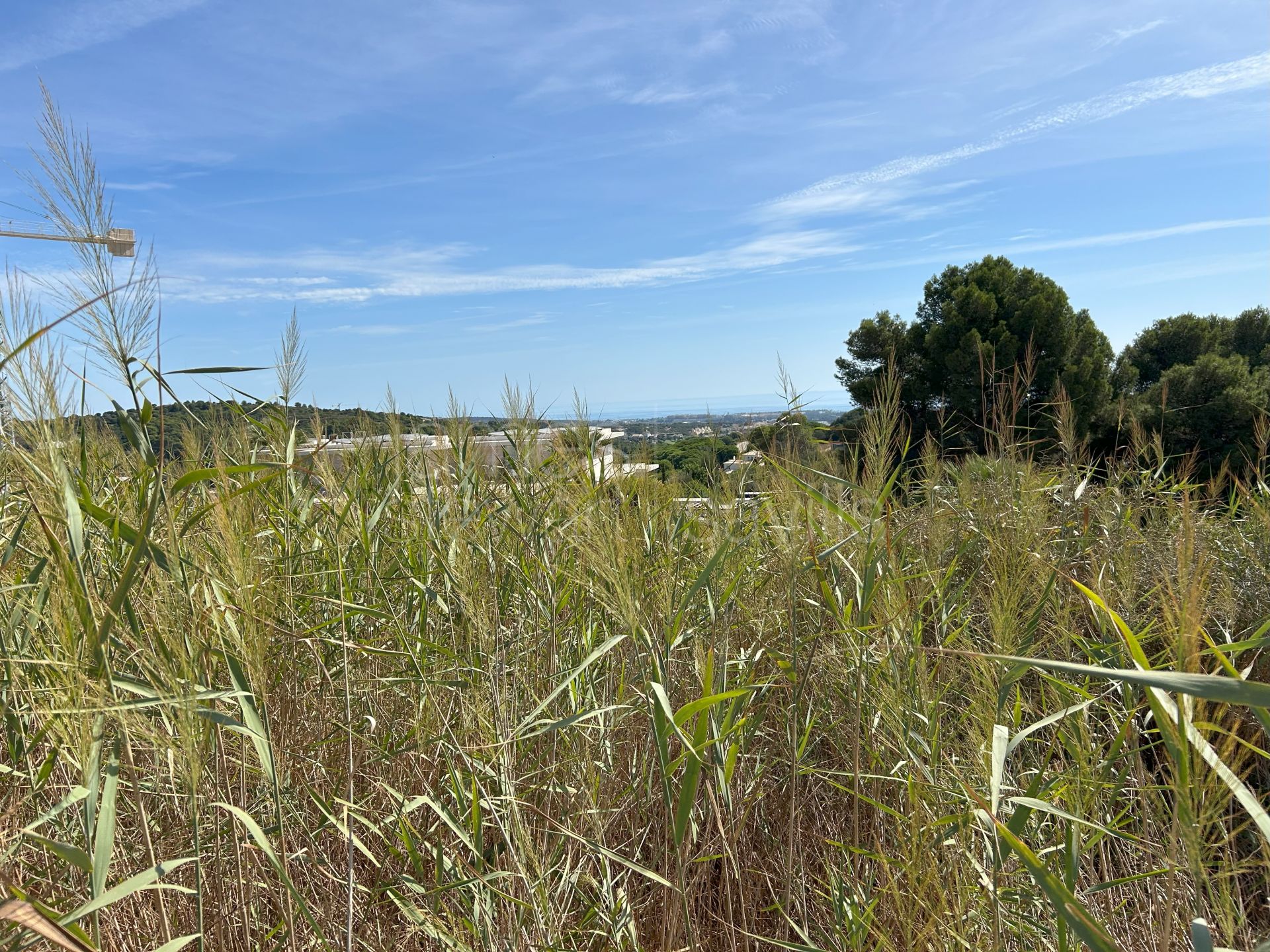 Parcela orientada al sur en venta en La Reserva de Sotogrande con vistas al mar y al golf