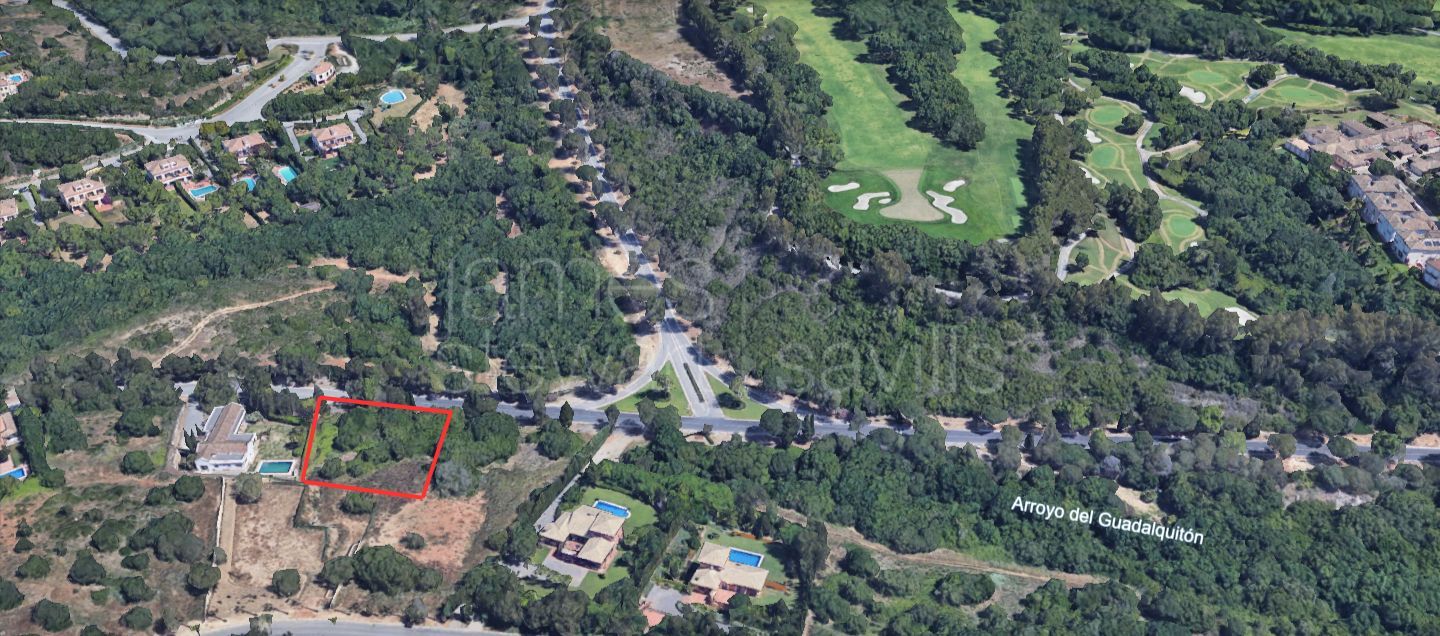 Plot for Sale in Sotogrande Alto with Valderrama Golf Views
