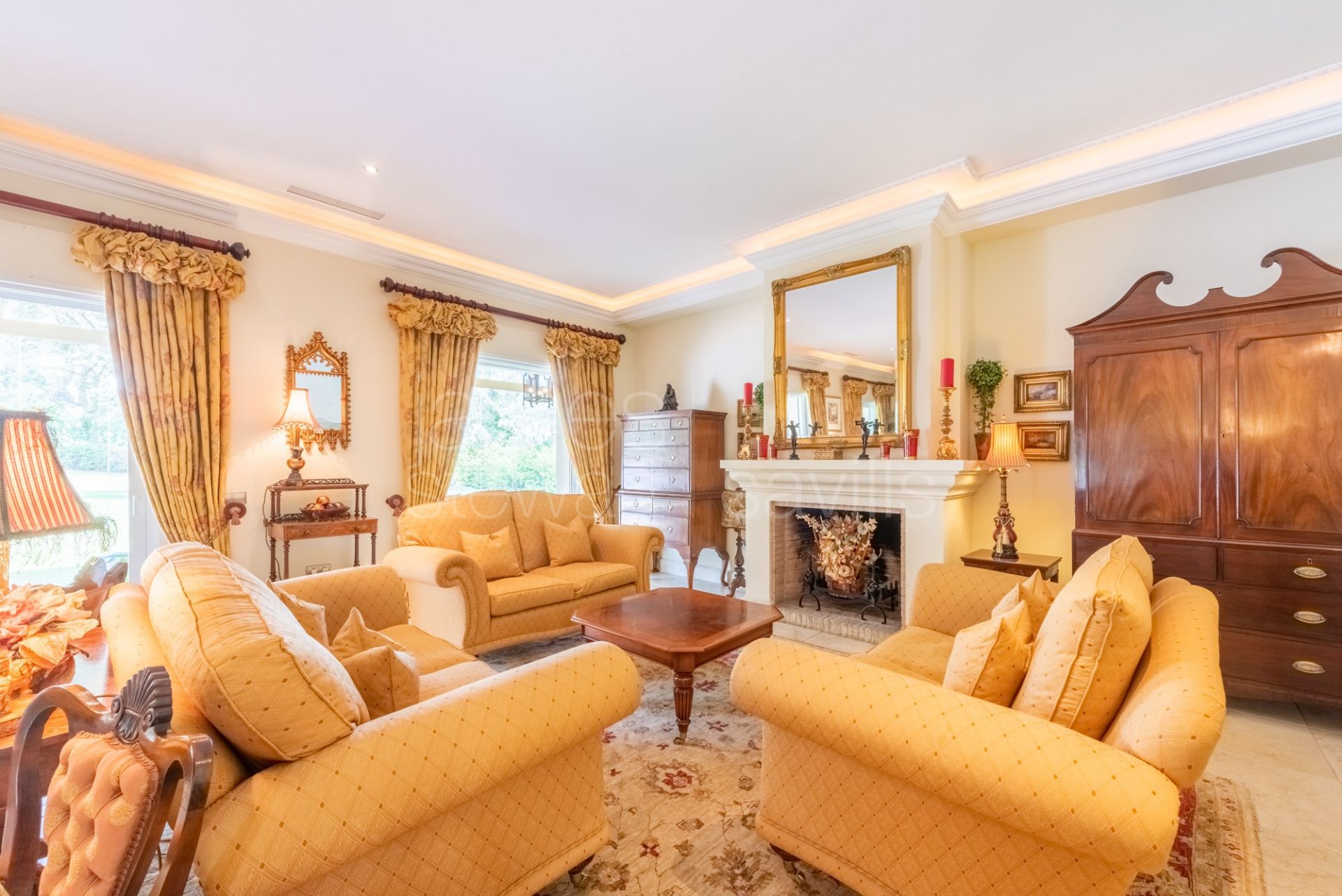 Excelente villa en primera linea del golf del San Roque Golf Resort