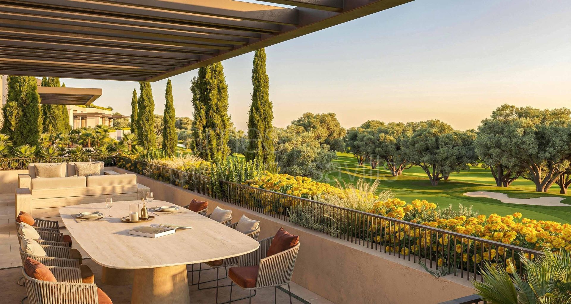 En construcción – Apartamentos de lujo en primera línea de golf en San Roque Club
