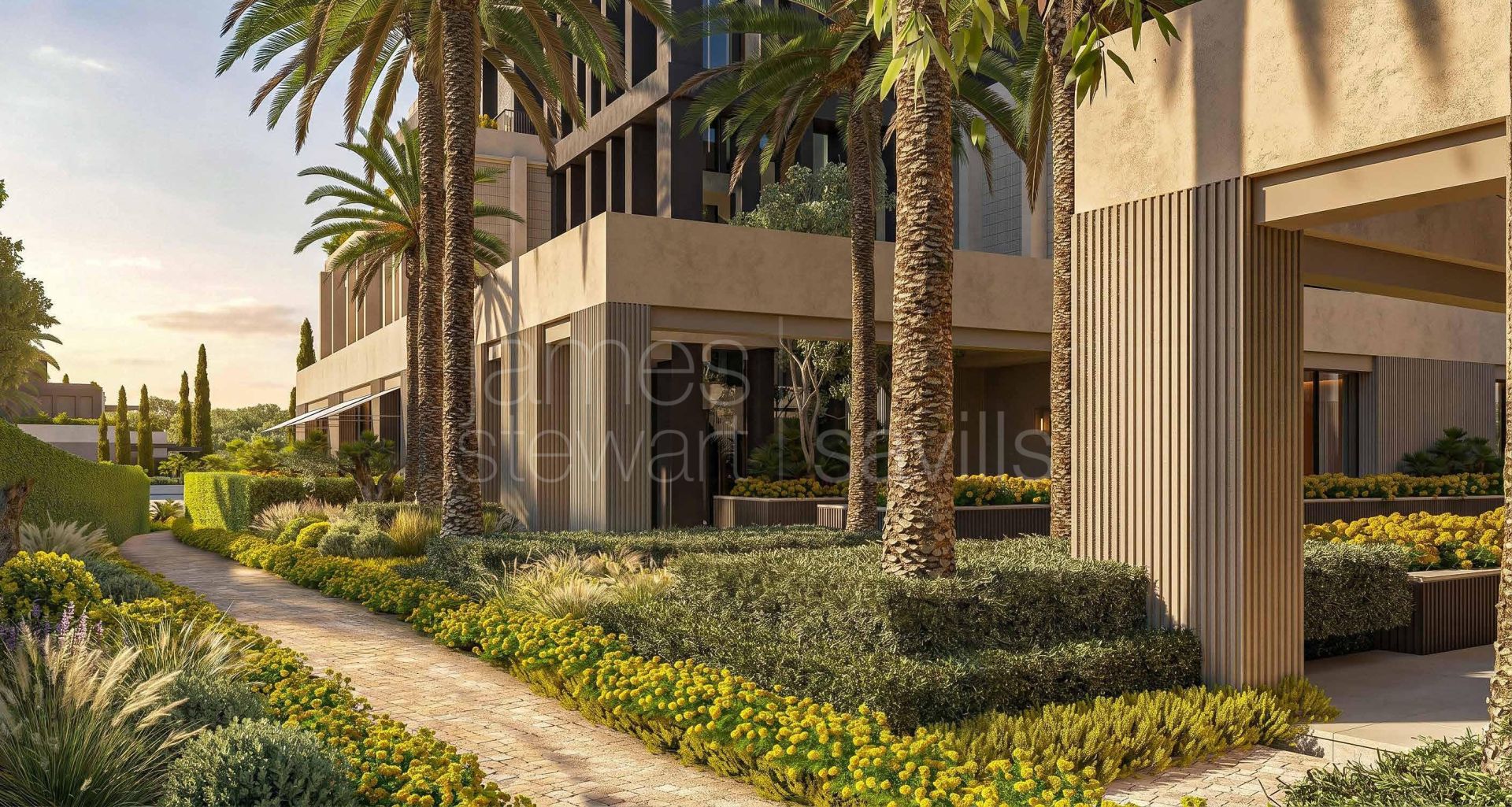 En construcción – Apartamentos de lujo en primera línea de golf en San Roque Club