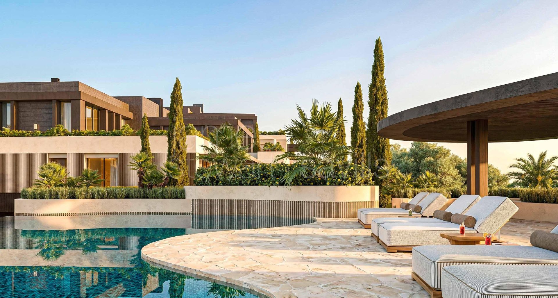 En construcción – Apartamentos de lujo en primera línea de golf en San Roque Club