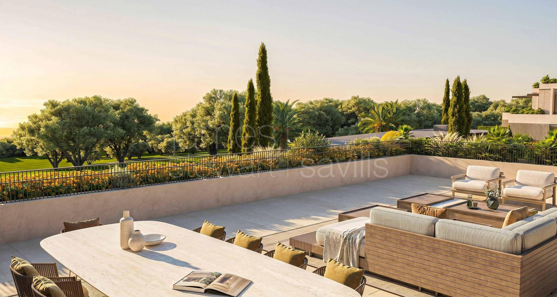 En construcción – Apartamentos de lujo en primera línea de golf en San Roque Club