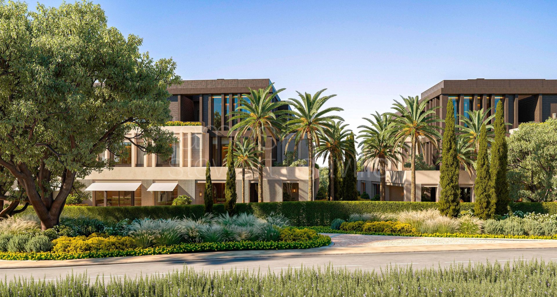 En construcción – Apartamentos de lujo en primera línea de golf en San Roque Club
