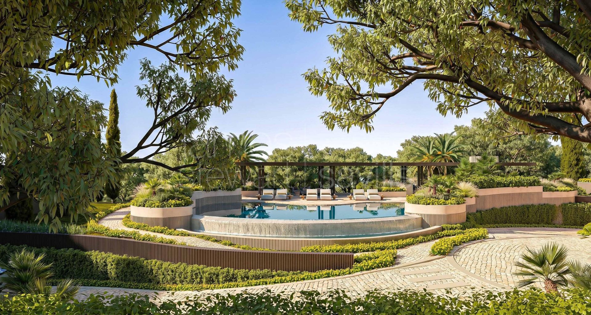 En construcción – Apartamentos de lujo en primera línea de golf en San Roque Club