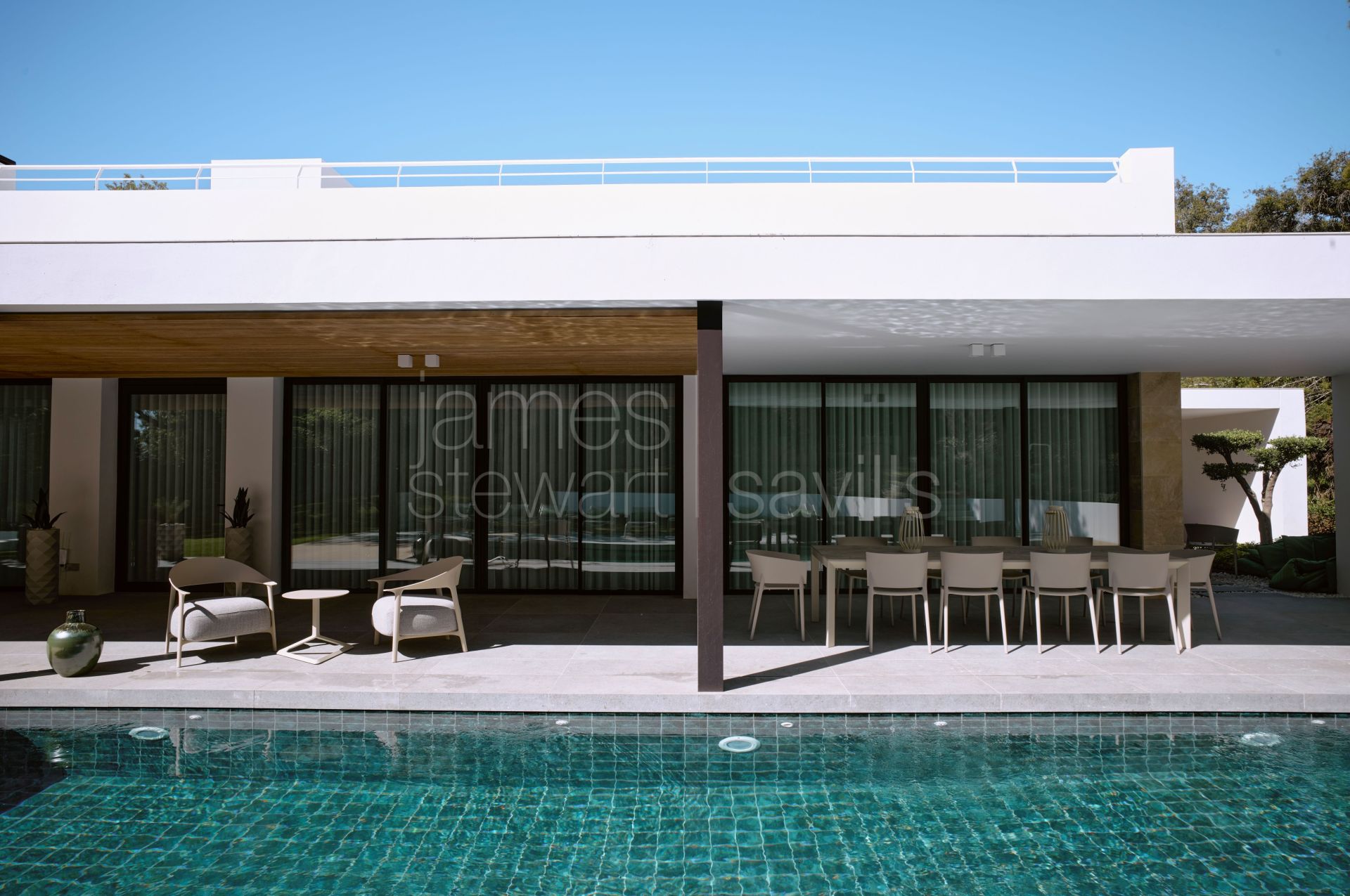 Villa contemporánea junto al hoyo 17 del Real Club Valderrama, Sotogrande