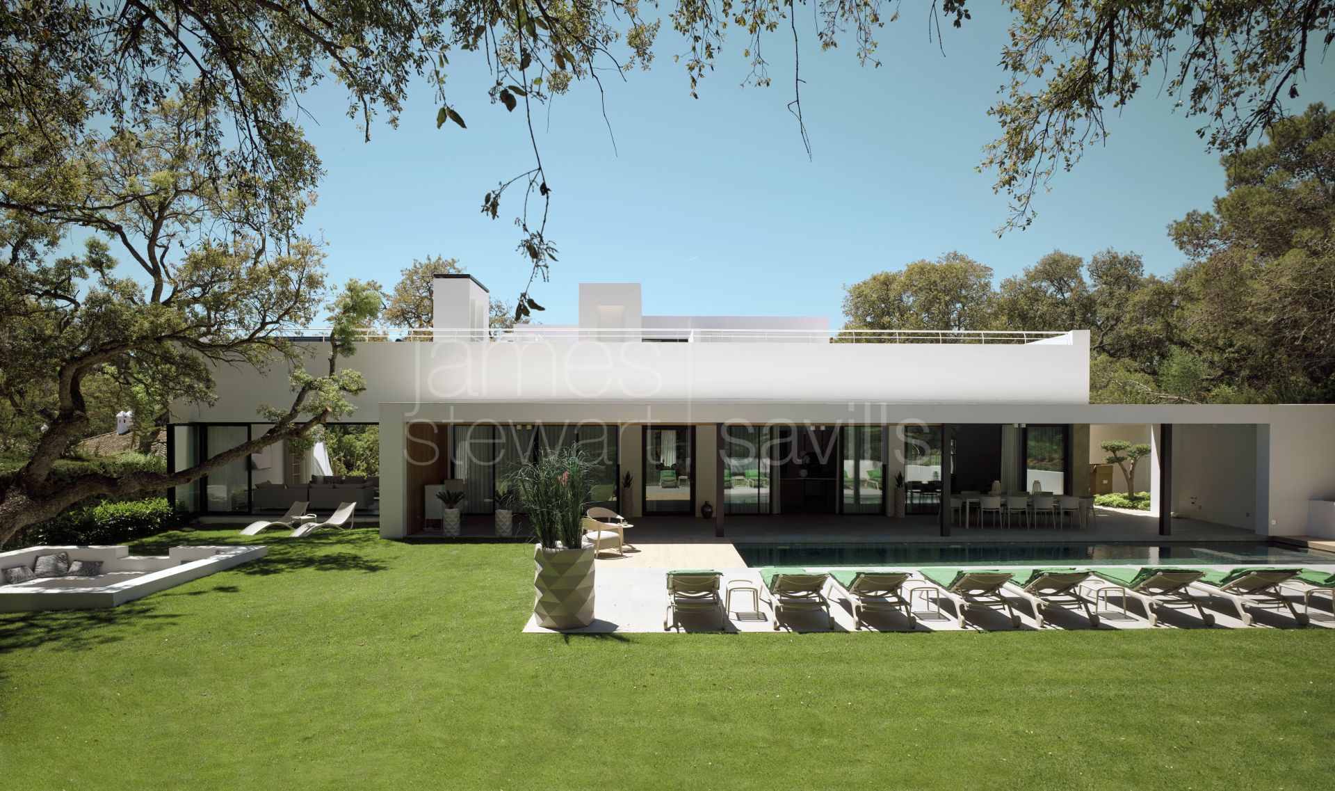 Villa contemporánea junto al hoyo 17 del Real Club Valderrama, Sotogrande
