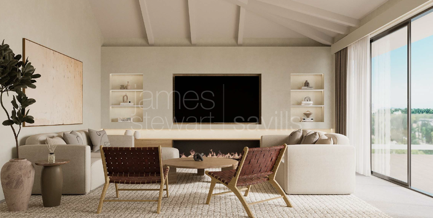 Contemporary villa with panoramic views in La Reserva, Sotogrande