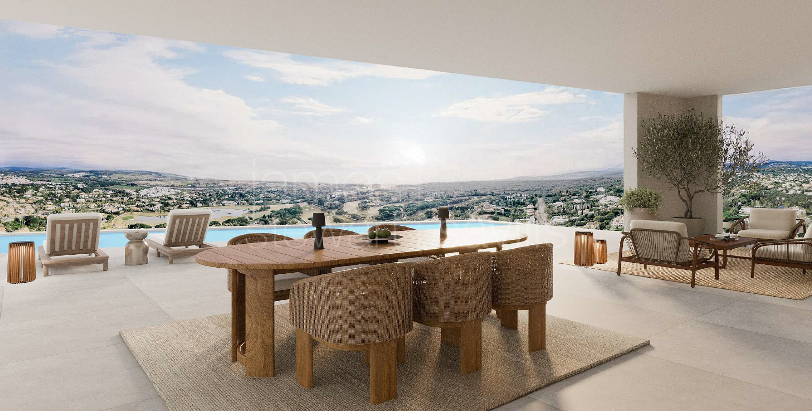 Contemporary villa with panoramic views in La Reserva, Sotogrande