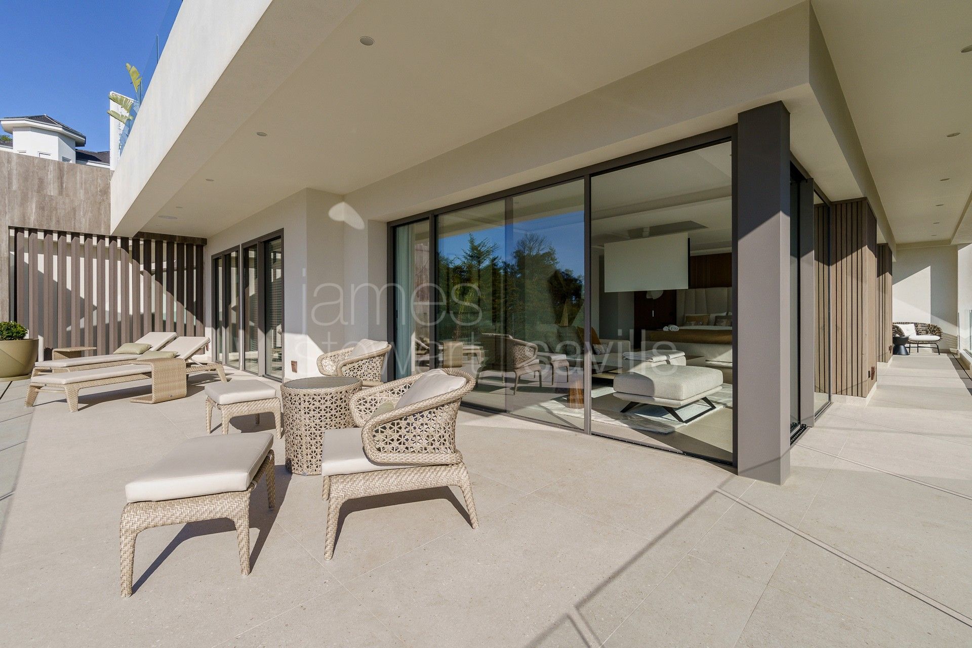 Contemporary villa with sea views in La Zagaleta