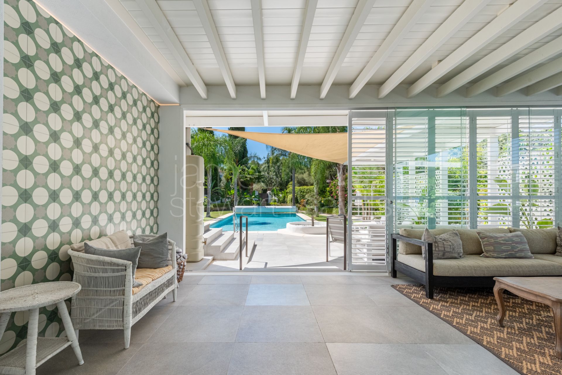 Beautifully renovated one of a kind villa in Sotogrande Costa equipped for sustainable living
