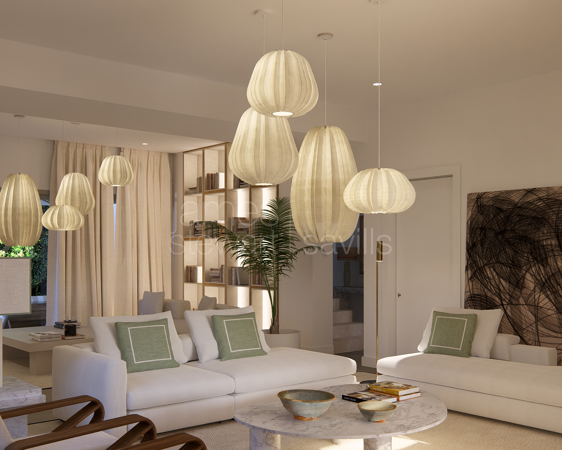Villa de lujo de obra nueva con vistas al mar y al golf en Sotogrande Alto