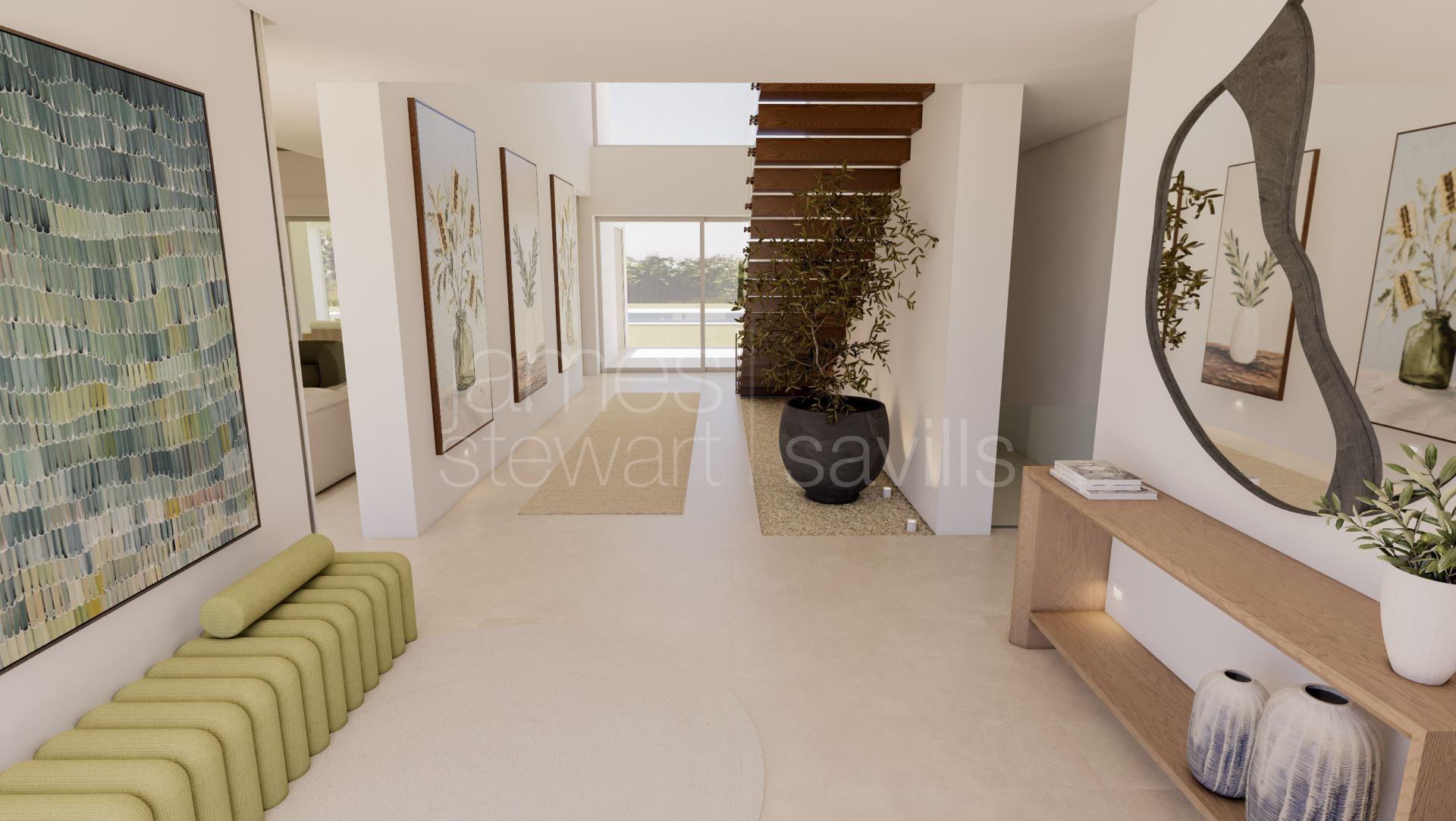 Contemporary south-facing frontline golf villa in Sotogrande Alto