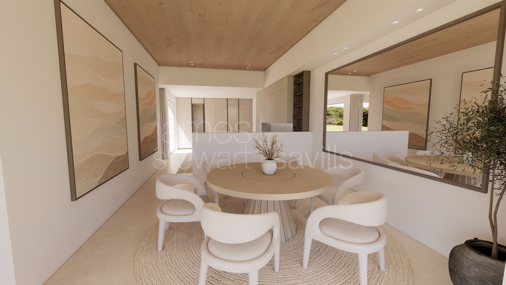 Contemporary south-facing frontline golf villa in Sotogrande Alto
