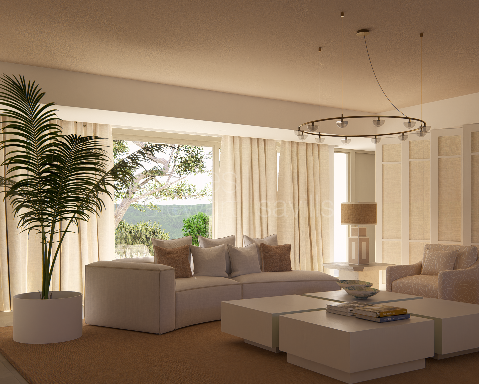 Striking contemporary villa with mountain and partial sea views near Sotogrande International School