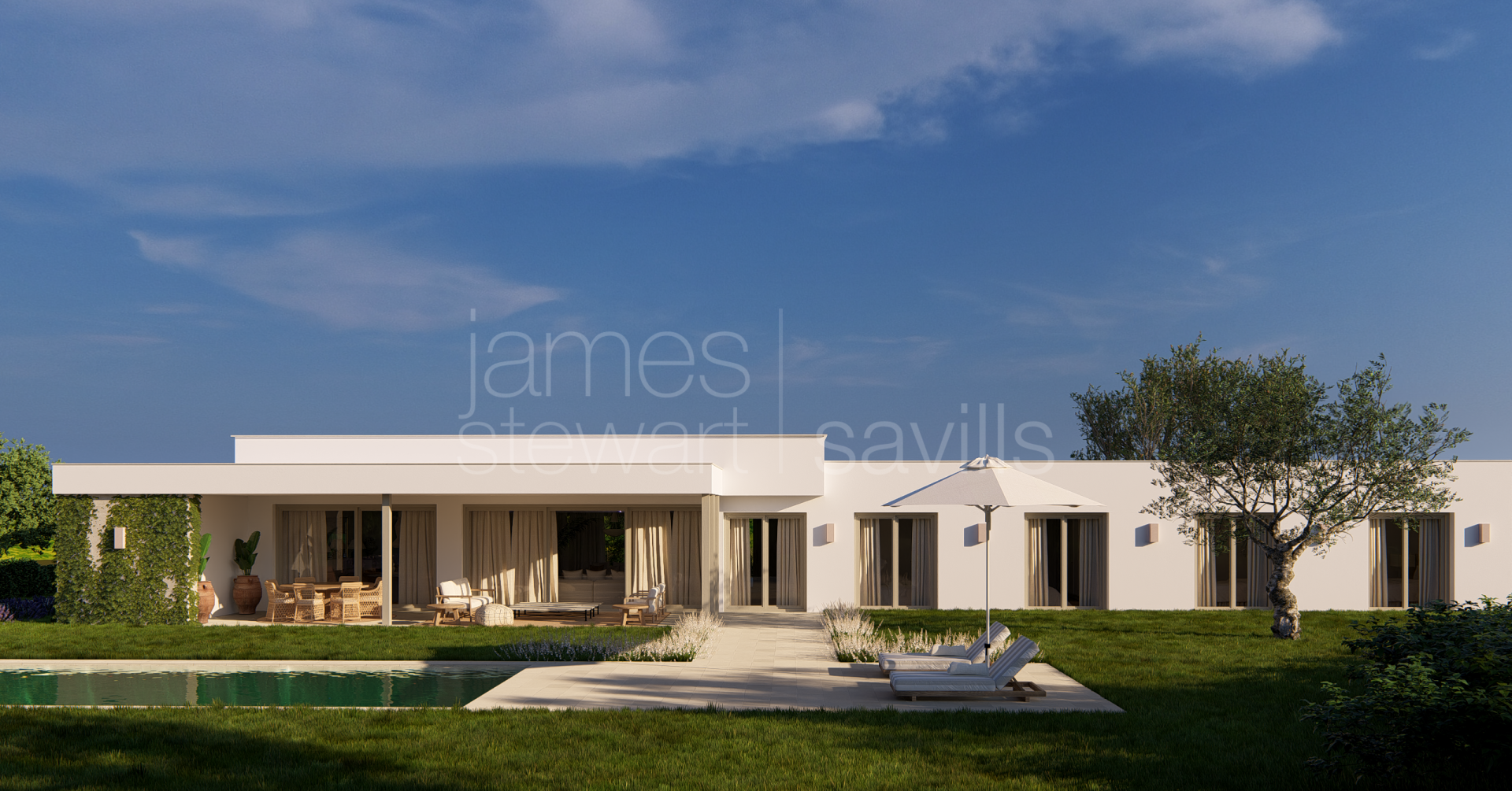 Striking contemporary villa with mountain and partial sea views near Sotogrande International School
