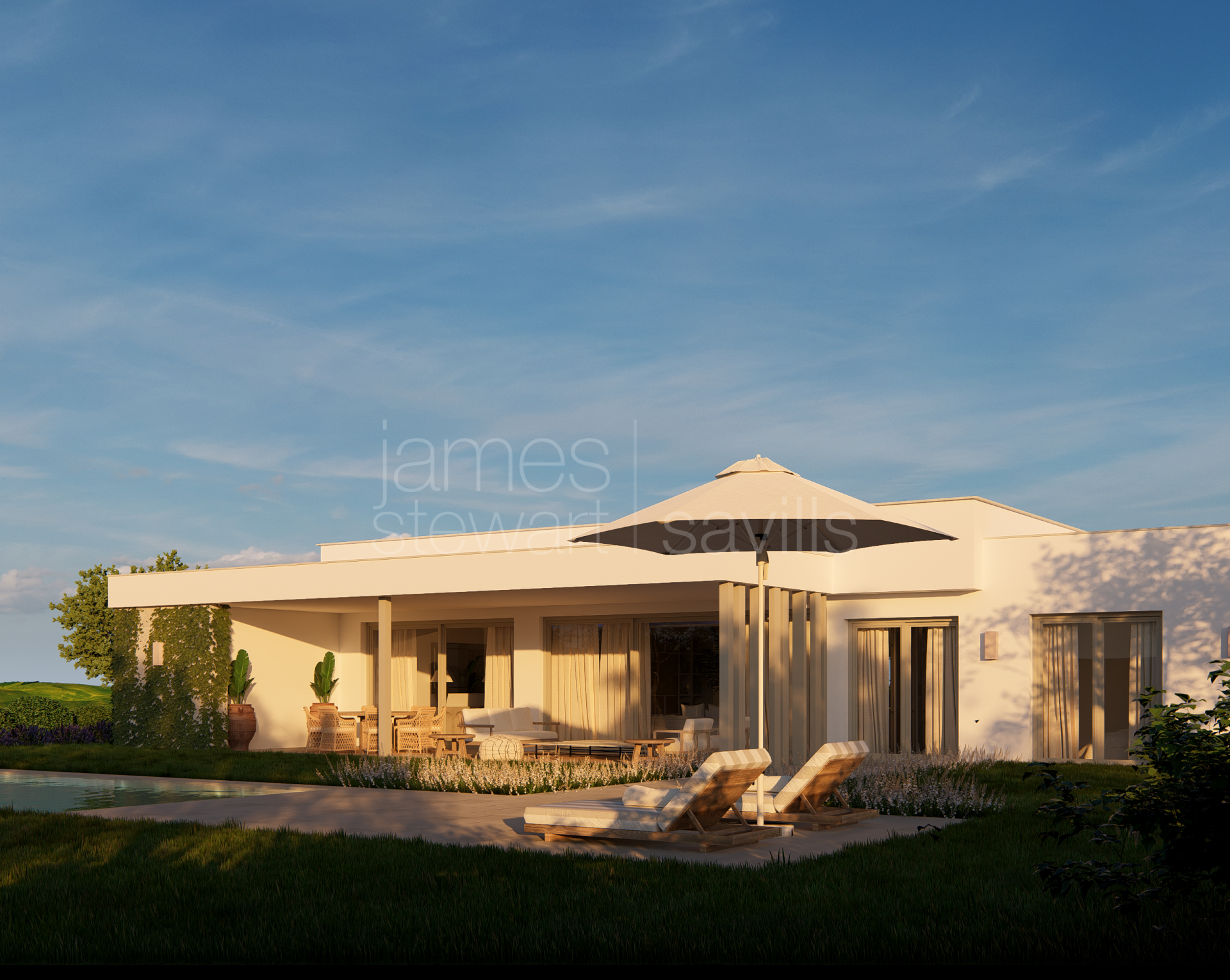 Striking contemporary villa with mountain and partial sea views near Sotogrande International School
