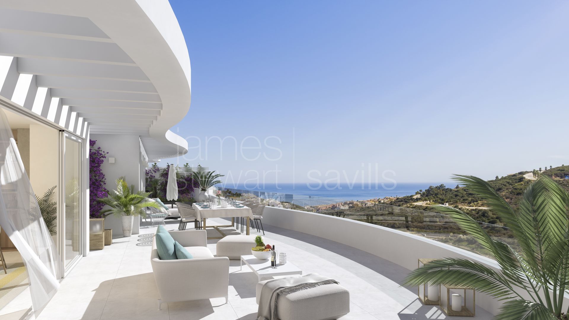 Fabulous Duplexes and Penthouses with sea views under construction in Alcaidesa