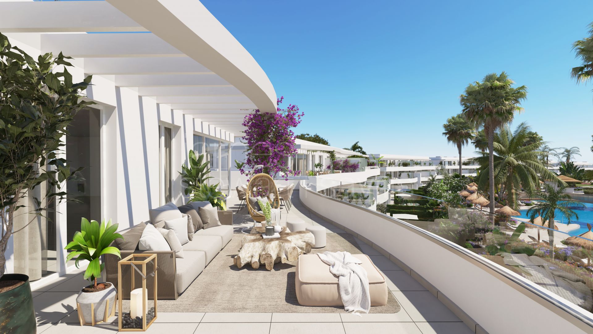 Fabulous Duplexes and Penthouses with sea views under construction in Alcaidesa