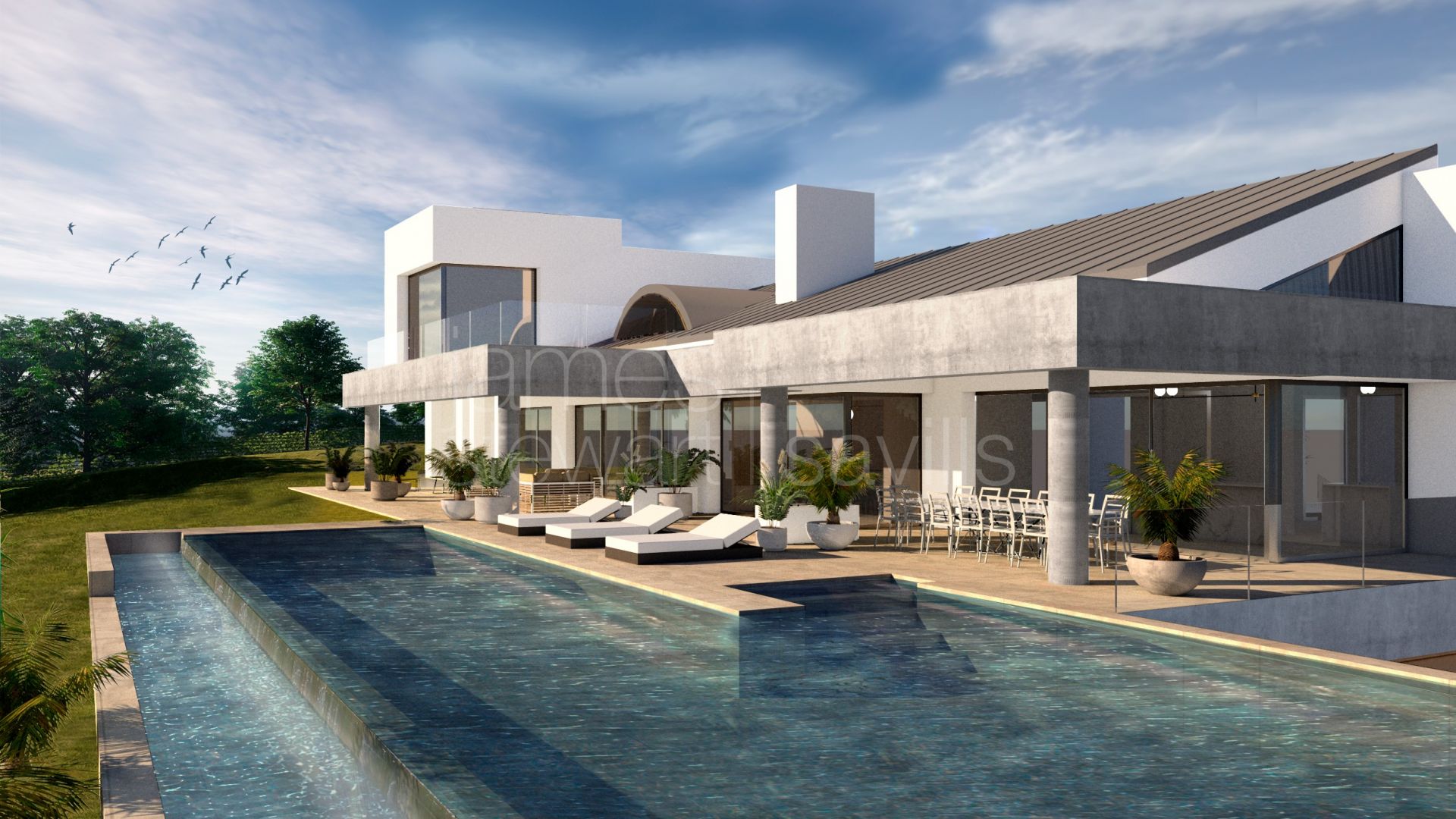 Luxury Villa with Sea Views under construction in La Reserva, Sotogrande