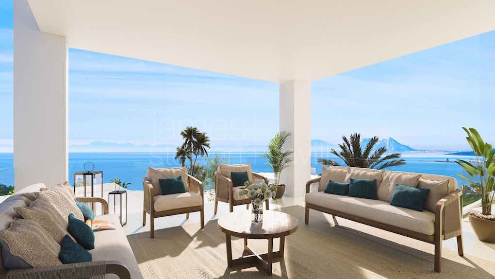 Luxury Villa with Sea Views under construction in Bahia de las Rocas, Manilva
