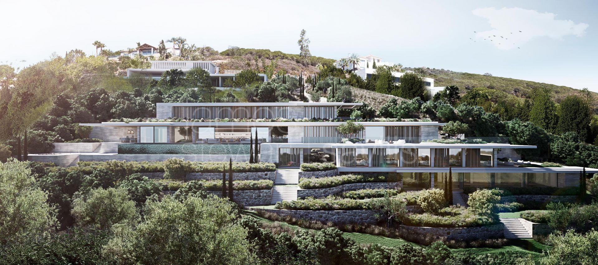 Espectacular Villa contemporánea con vistas en La Reserva de Sotogrande - la construcción comenzará pronto