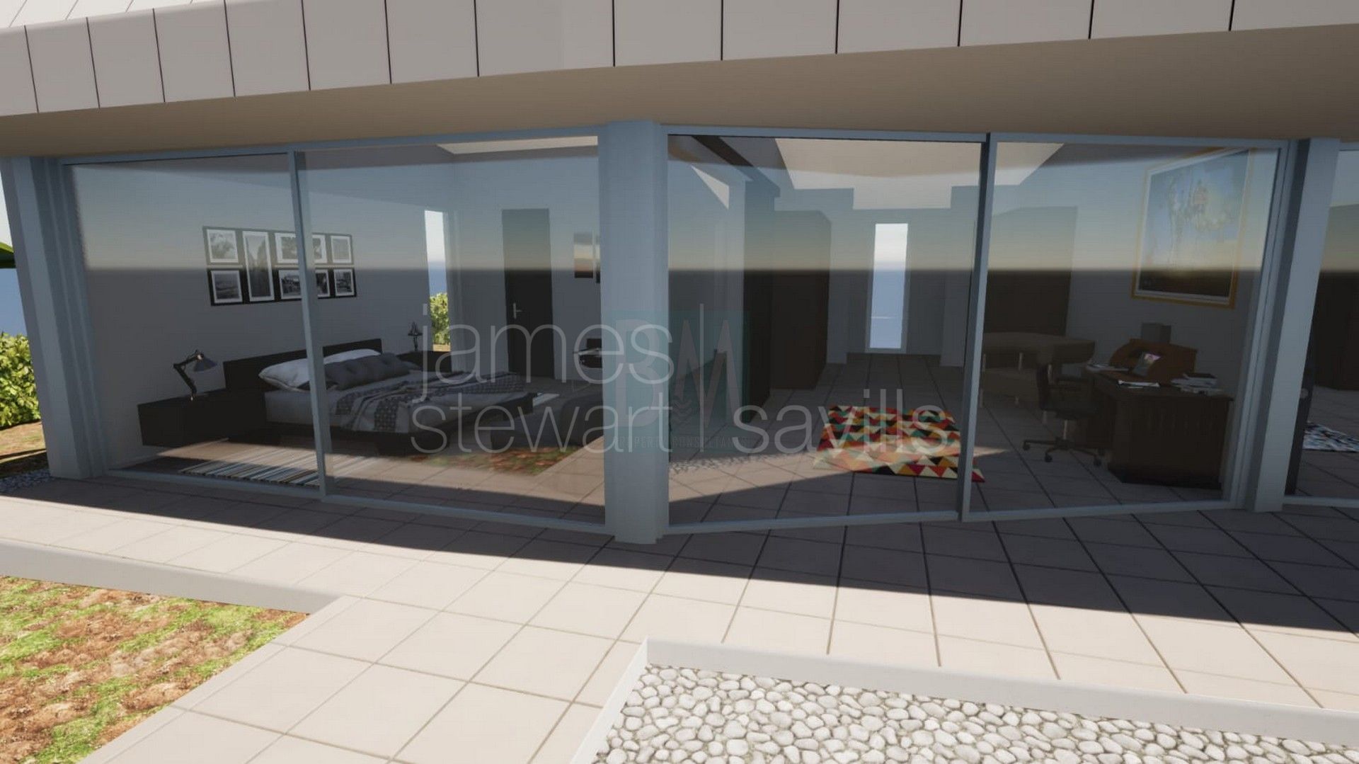 A fabulous project near completion built to absorb the best views and light