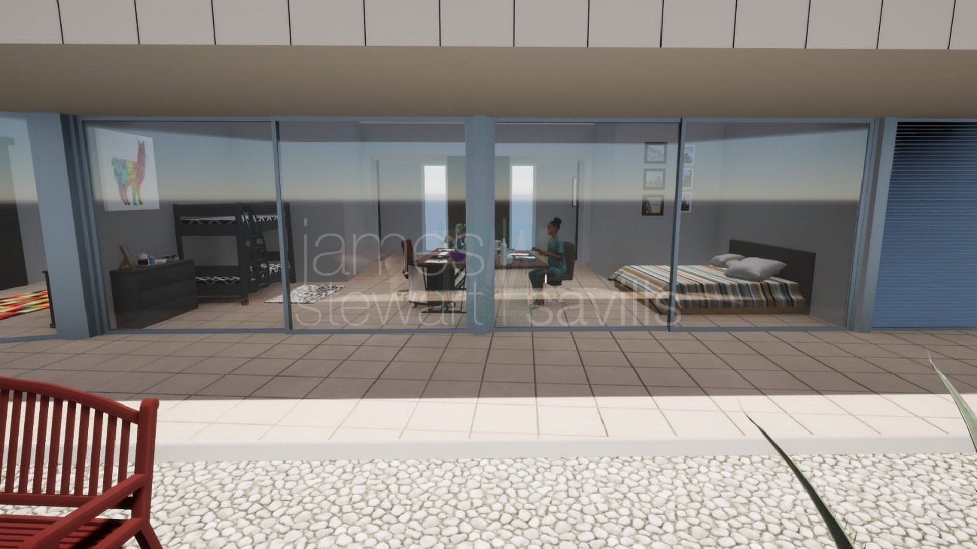 A fabulous project near completion built to absorb the best views and light