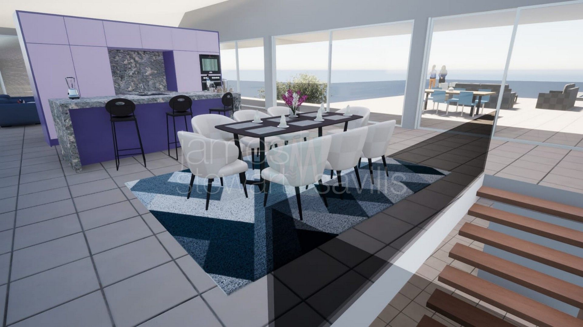 A fabulous project near completion built to absorb the best views and light